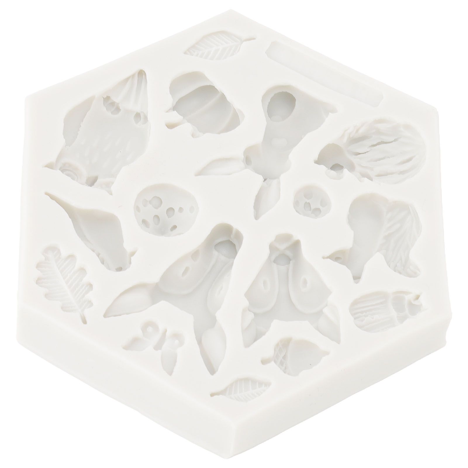 Silicone Mold Cute Animal Shape Easy Demoulding Flexible Soft Baking Mold for DIY Cake Fondant Chocolate 952 Grey - Image 6
