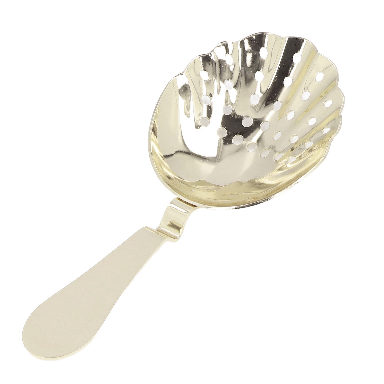 Cocktail Strainer Anti Rust Efficient Filtering Stainless Steel Strainer Bar Tool for Home Mini Bars Clubs Restaurants Gold - Image 1