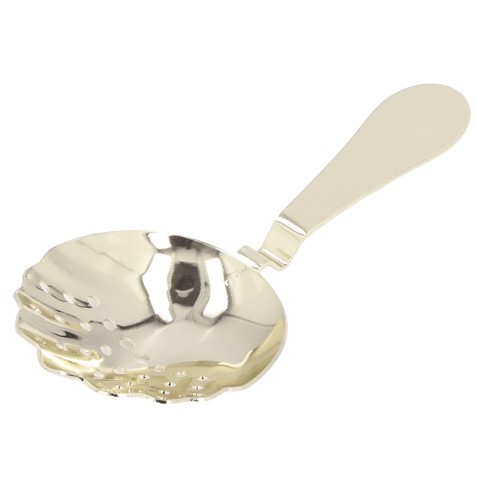 Cocktail Strainer Anti Rust Efficient Filtering Stainless Steel Strainer Bar Tool for Home Mini Bars Clubs Restaurants Gold - Image 2