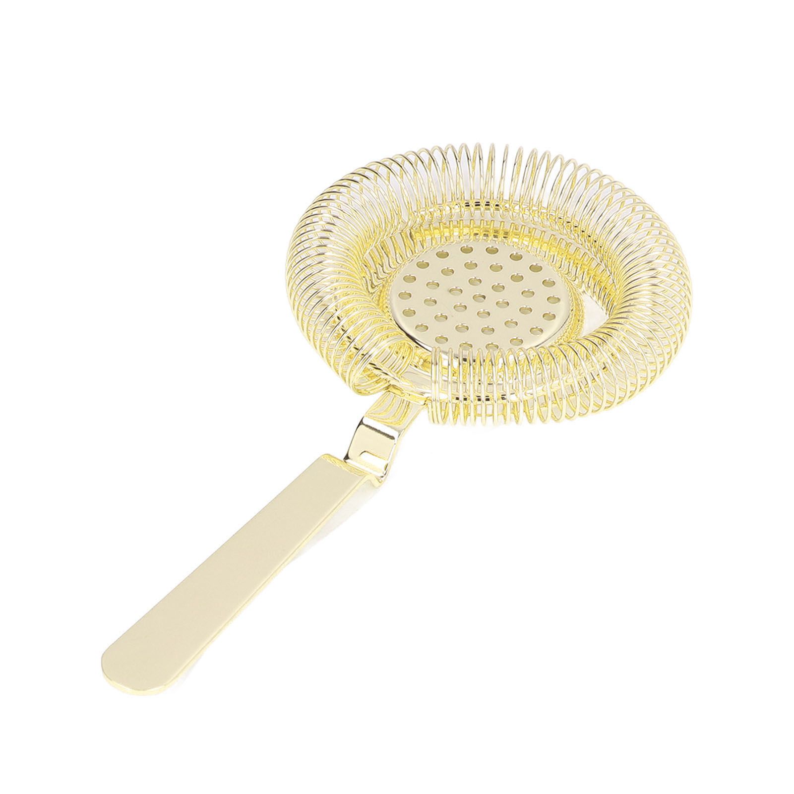 Bar Strainer Fine Filtering Professional Stainless Steel Cocktail Strainer for Bartending Restaurant Party Golden - Image 5
