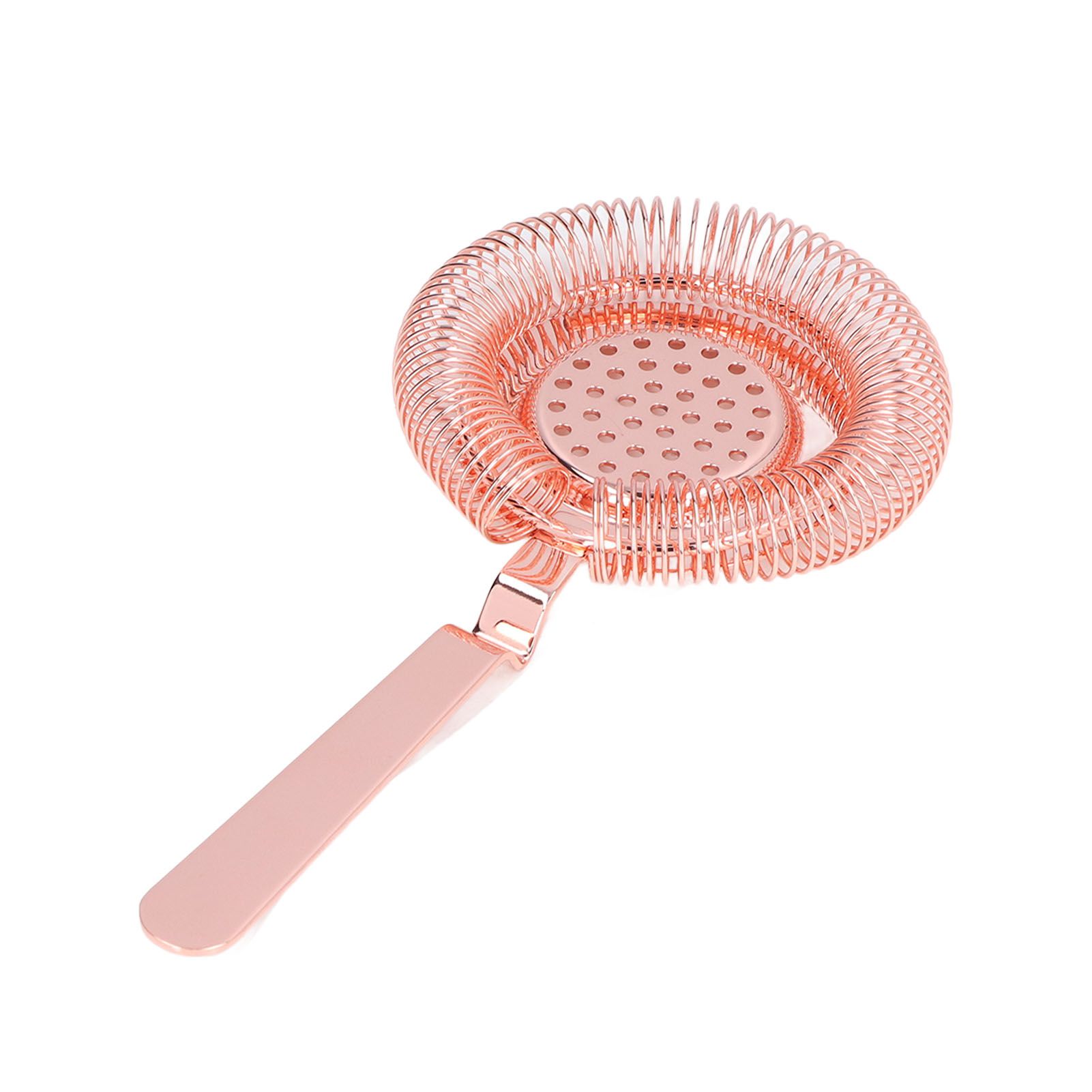 Bar Strainer Fine Filtering Professional Stainless Steel Cocktail Strainer for Bartending Restaurant Party Rose Golden - Image 3
