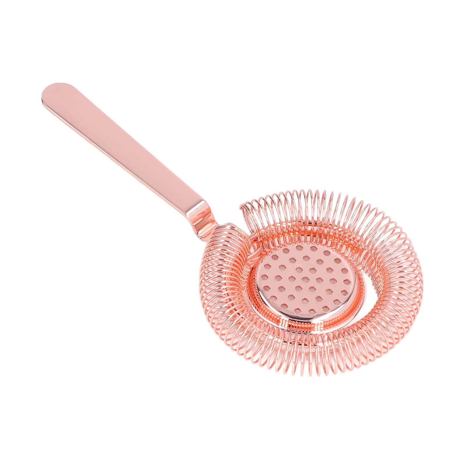 Bar Strainer Fine Filtering Professional Stainless Steel Cocktail Strainer for Bartending Restaurant Party Rose Golden - Image 4