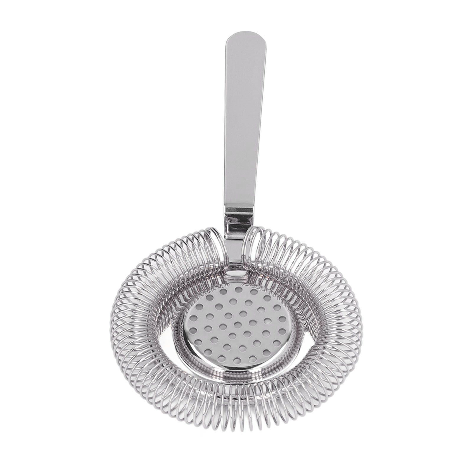 Bar Strainer Fine Filtering Professional Stainless Steel Cocktail Strainer for Bartending Restaurant Party Silver - Image 7