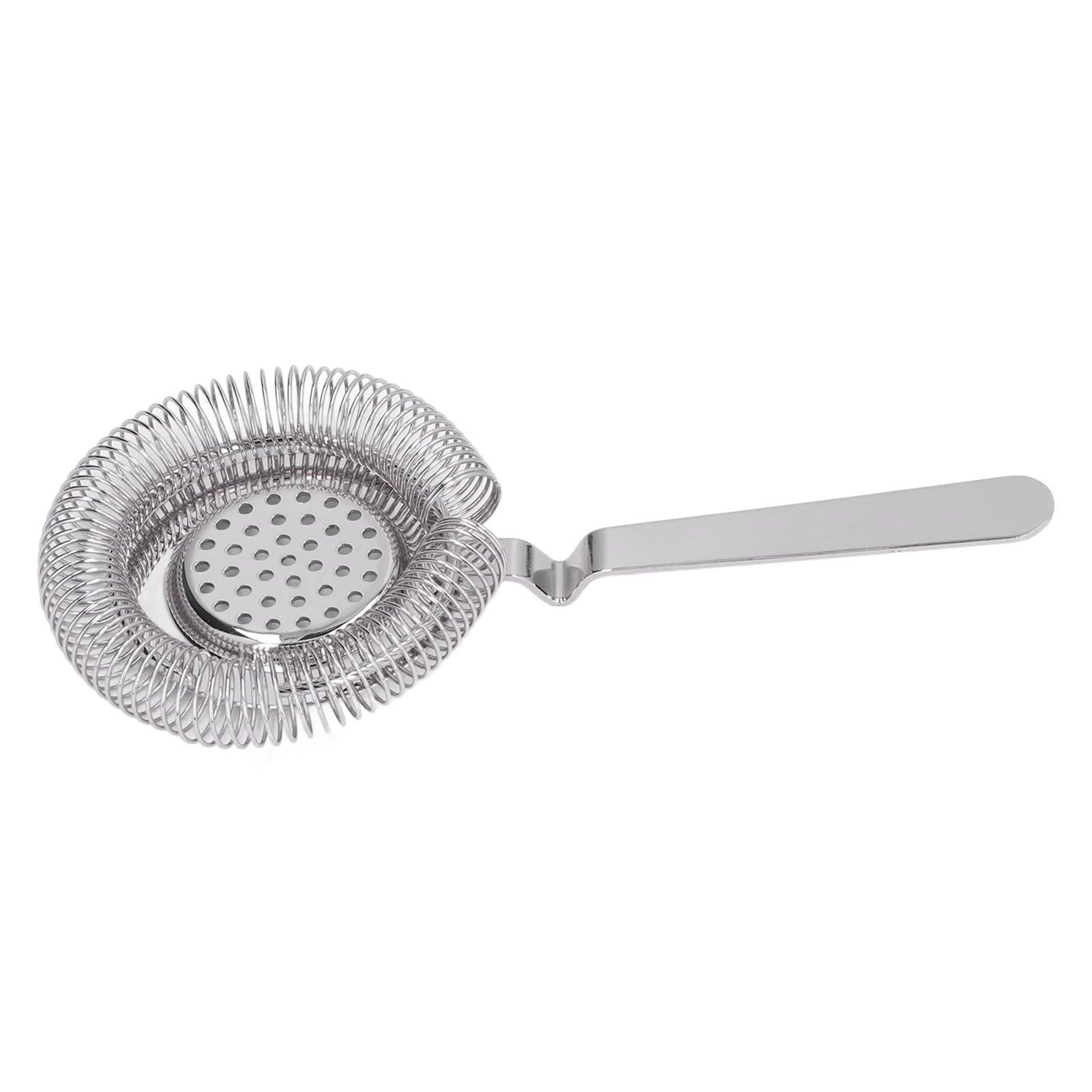 Bar Strainer Fine Filtering Professional Stainless Steel Cocktail Strainer for Bartending Restaurant Party Silver - Image 8