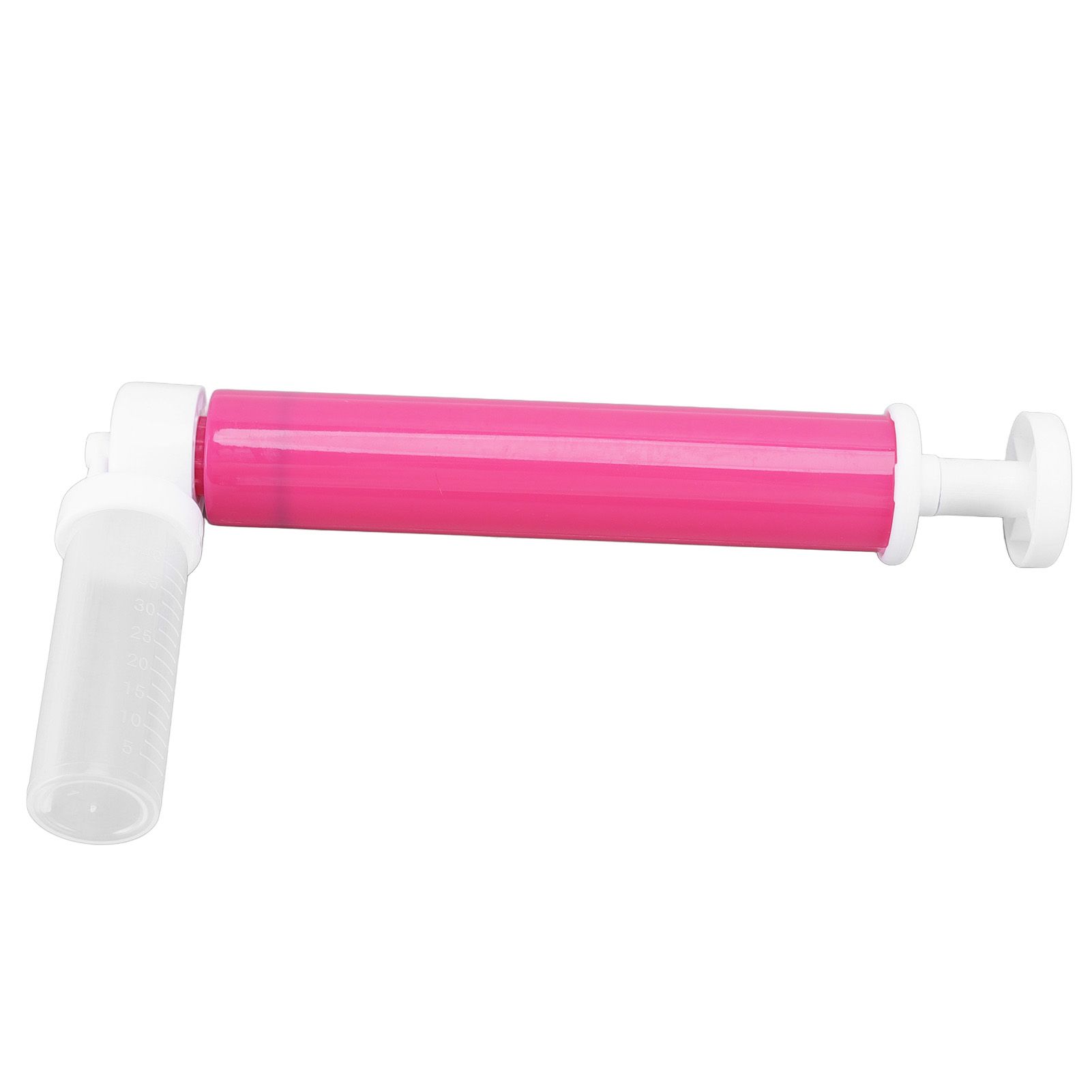 Manual Cake Airbrush DIY Multiple Colors Leakage Proof Plastic Cake Airbrush Pump with Transparent Tank for Cake Rose Red - Image 8