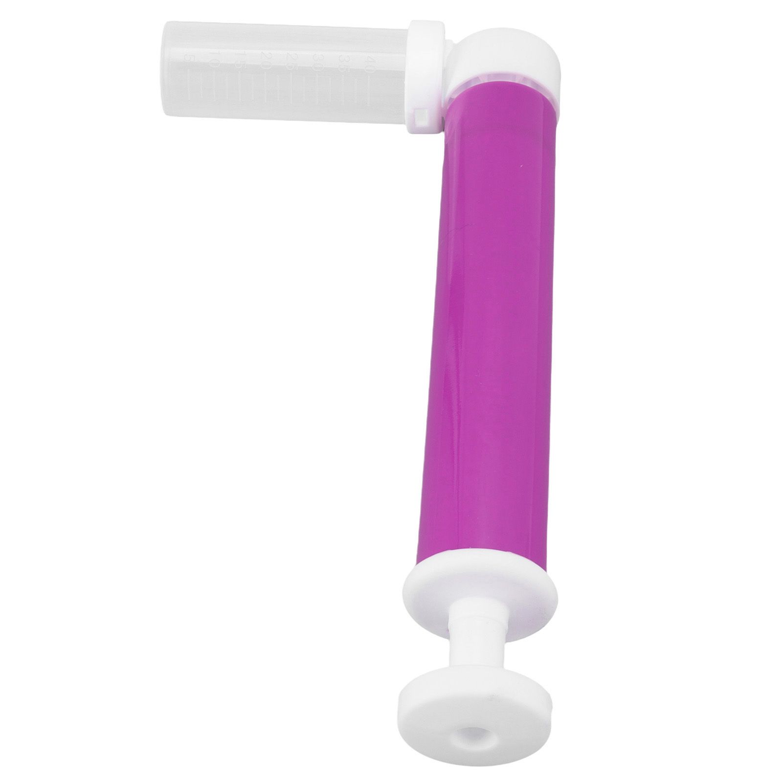 Manual Cake Airbrush DIY Multiple Colors Leakage Proof Plastic Cake Airbrush Pump with Transparent Tank for Cake Purple - Image 4