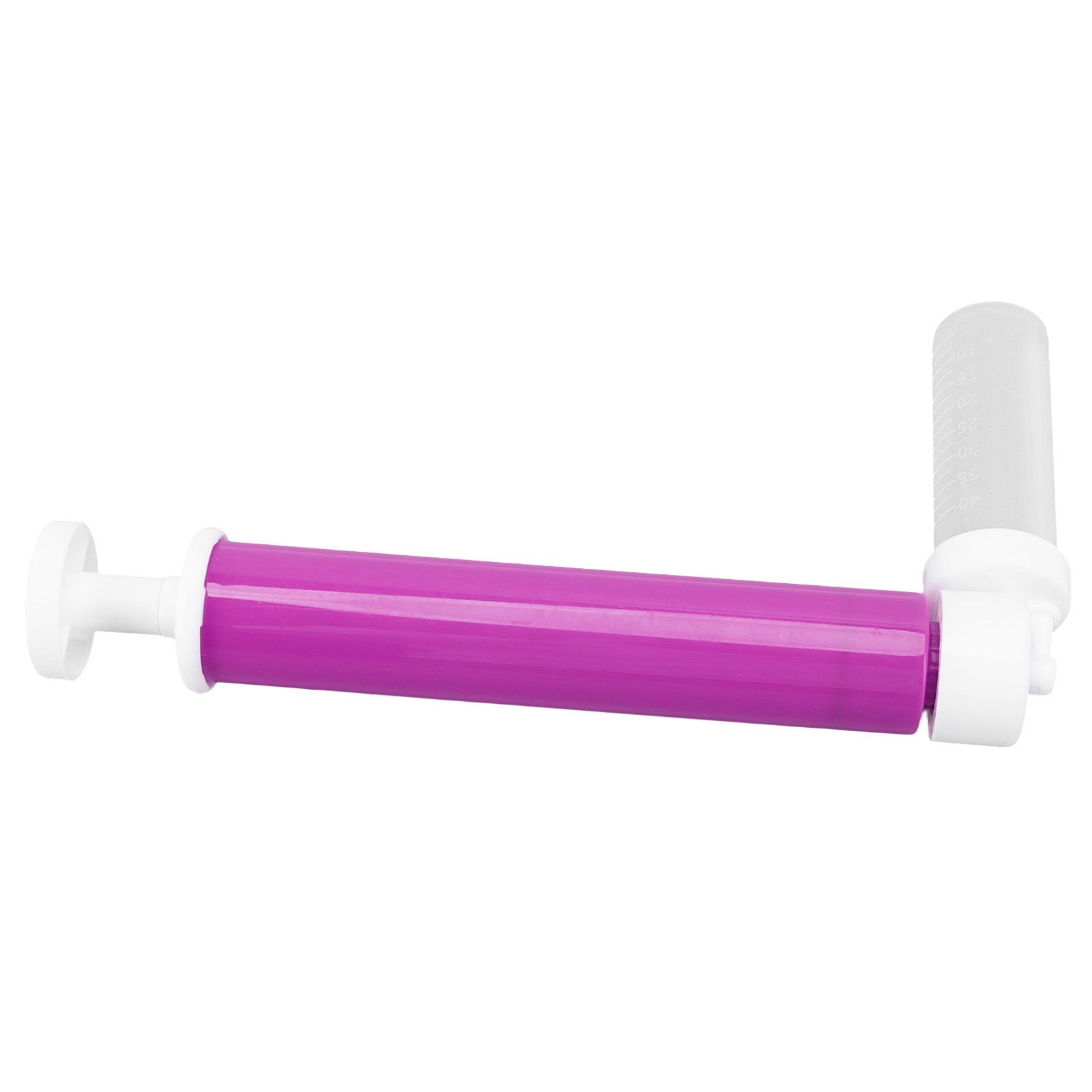 Manual Cake Airbrush DIY Multiple Colors Leakage Proof Plastic Cake Airbrush Pump with Transparent Tank for Cake Purple - Image 6