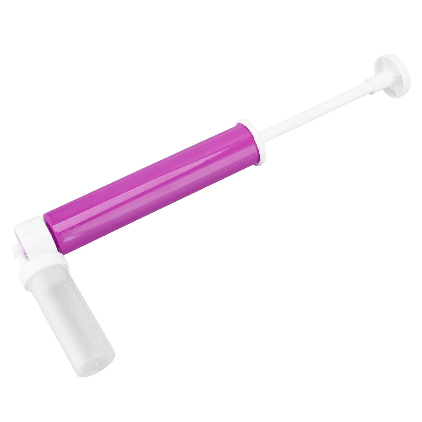 Manual Cake Airbrush DIY Multiple Colors Leakage Proof Plastic Cake Airbrush Pump with Transparent Tank for Cake Purple - Image 7