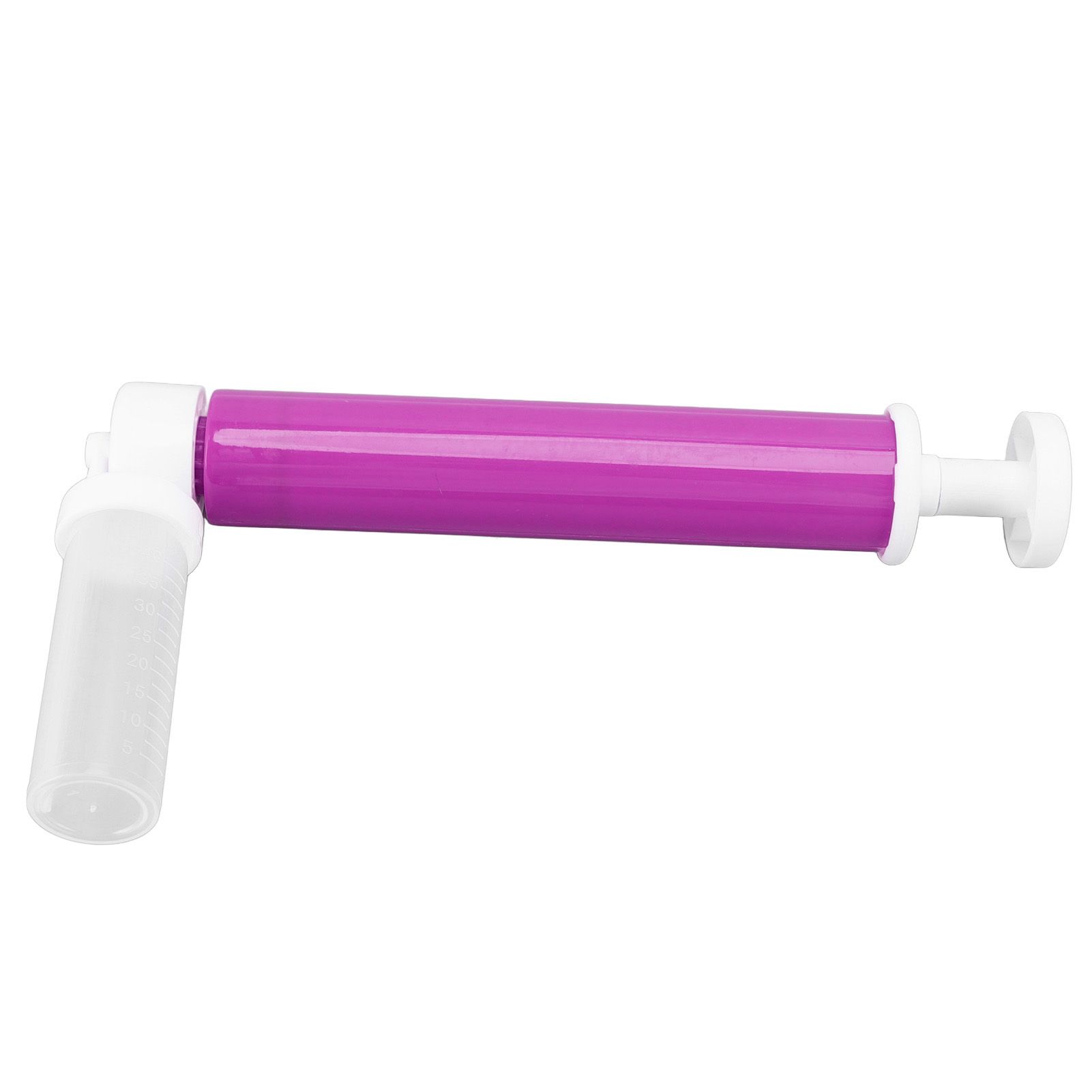 Manual Cake Airbrush DIY Multiple Colors Leakage Proof Plastic Cake Airbrush Pump with Transparent Tank for Cake Purple - Image 8