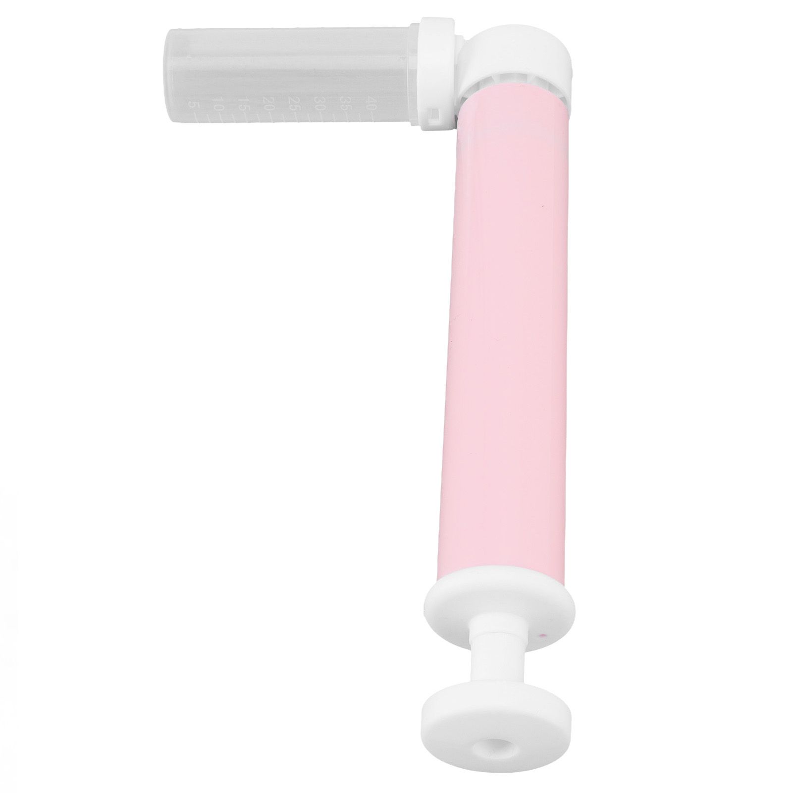 Manual Cake Airbrush DIY Multiple Colors Leakage Proof Plastic Cake Airbrush Pump with Transparent Tank for Cake Pink - Image 2