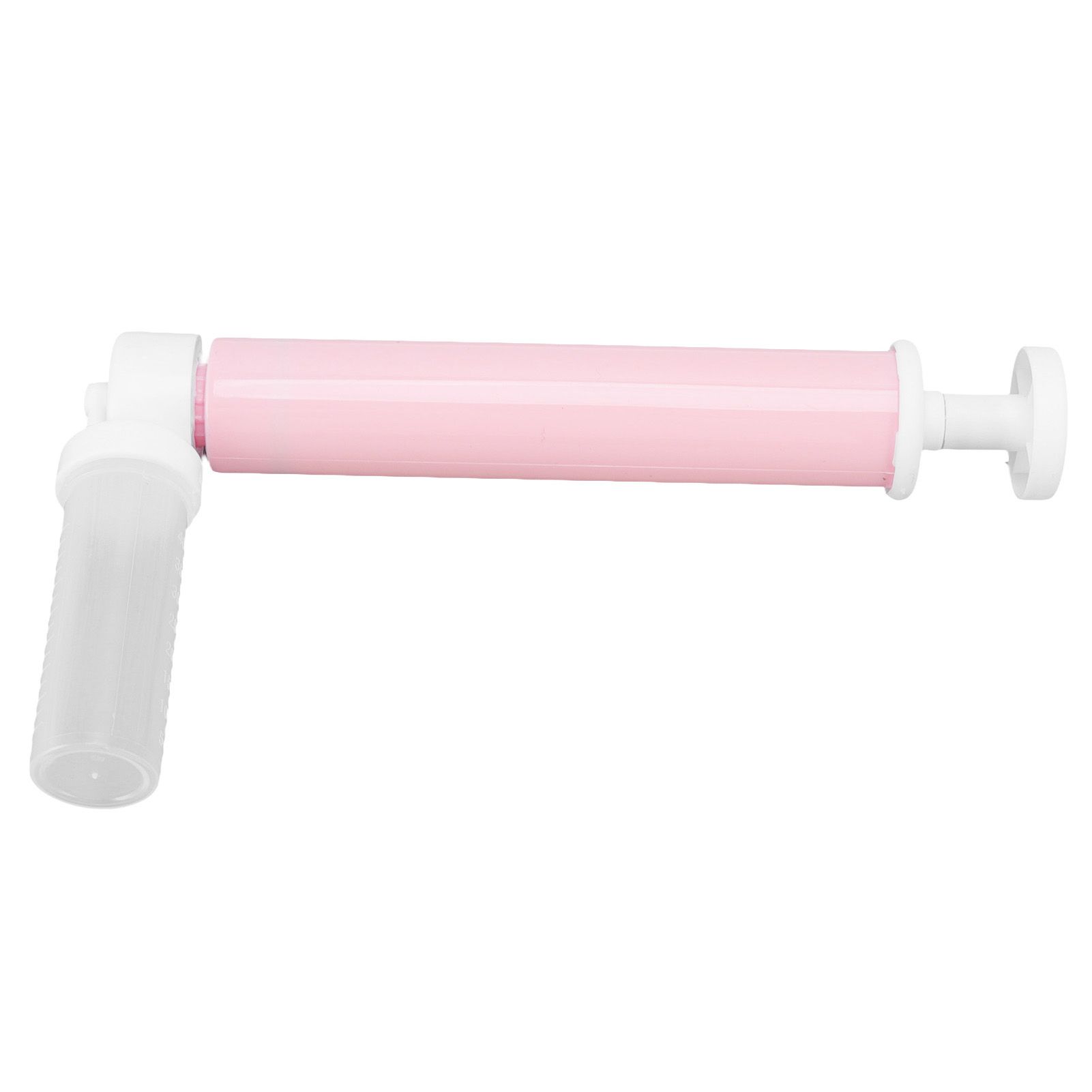 Manual Cake Airbrush DIY Multiple Colors Leakage Proof Plastic Cake Airbrush Pump with Transparent Tank for Cake Pink - Image 5
