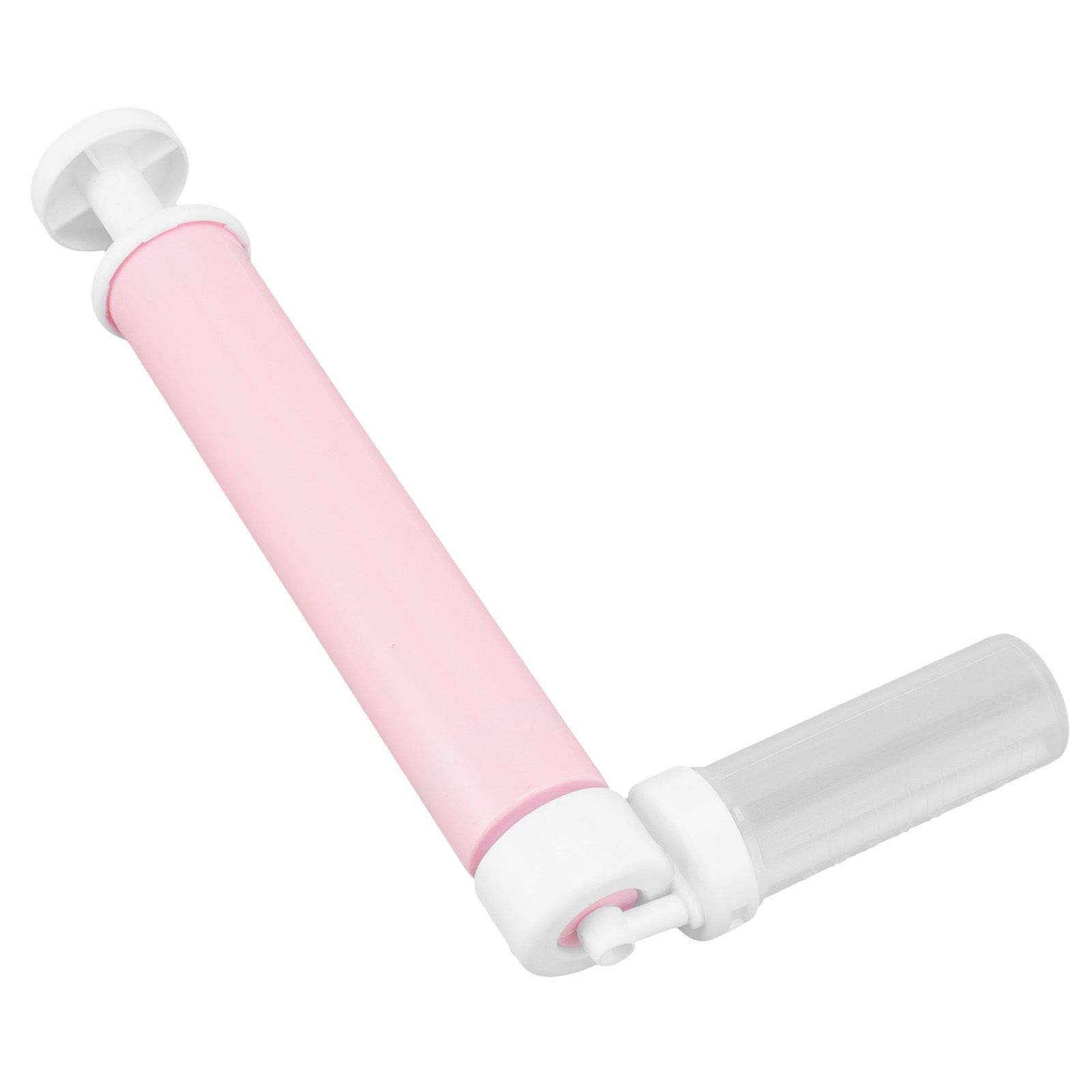 Manual Cake Airbrush DIY Multiple Colors Leakage Proof Plastic Cake Airbrush Pump with Transparent Tank for Cake Pink - Image 8