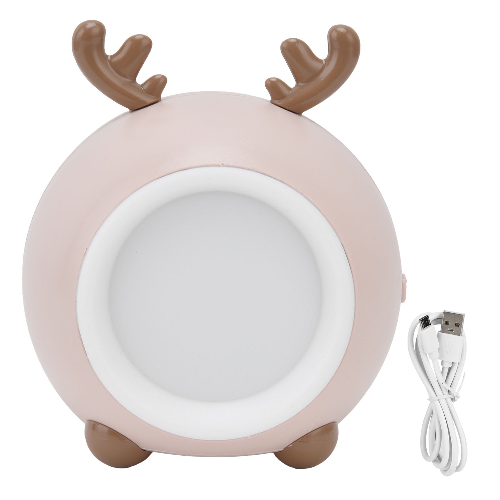 Cute Pet Night Light Portable Adjustable Brightness Eye Protection Three Level Color Temperature Bedroom Night LightGrey - Image 1