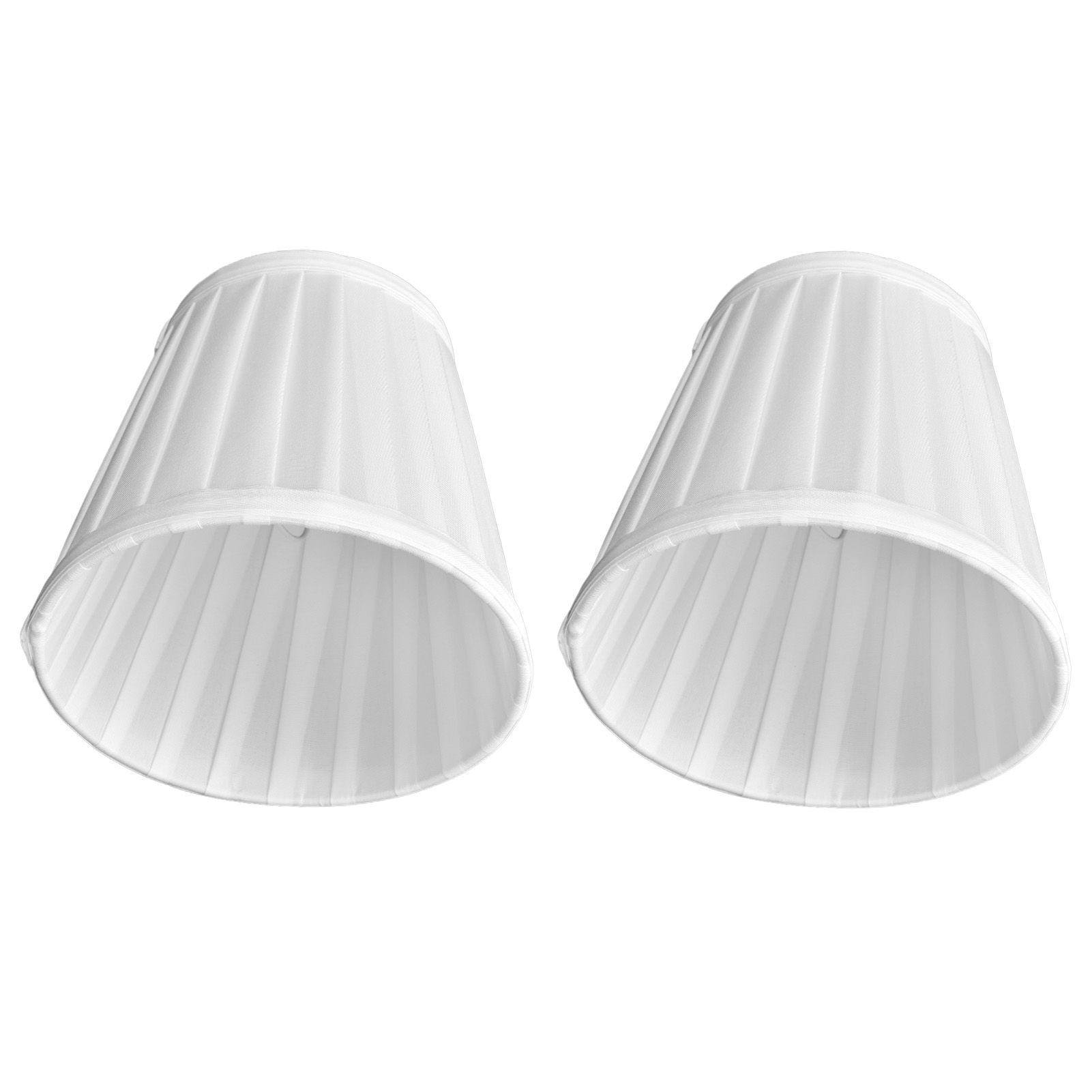 2 Pcs Double Small Lamp Shade Clip On Bulb Comfortable Material Barrel Fabric Lampshade for Table Chandelier Wall LampPX07 - Image 3