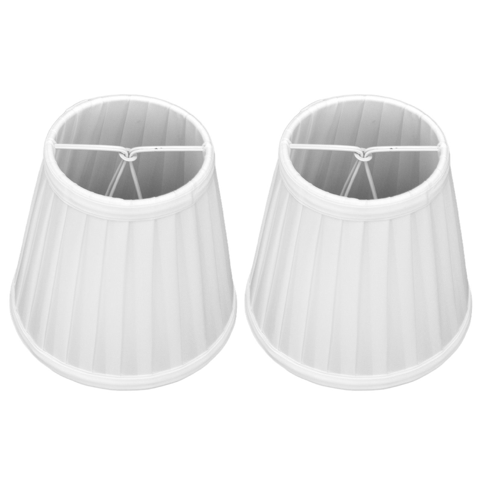 2 Pcs Double Small Lamp Shade Clip On Bulb Comfortable Material Barrel Fabric Lampshade for Table Chandelier Wall LampPX07 - Image 4