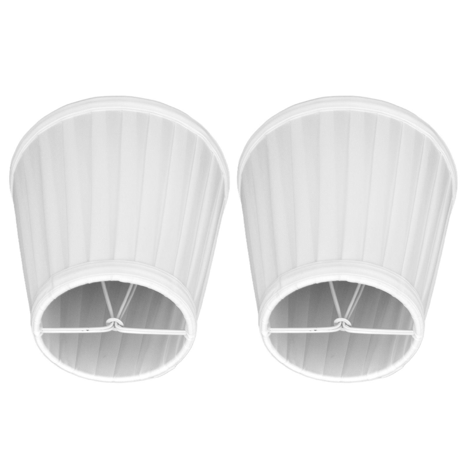 2 Pcs Double Small Lamp Shade Clip On Bulb Comfortable Material Barrel Fabric Lampshade for Table Chandelier Wall LampPX07 - Image 5