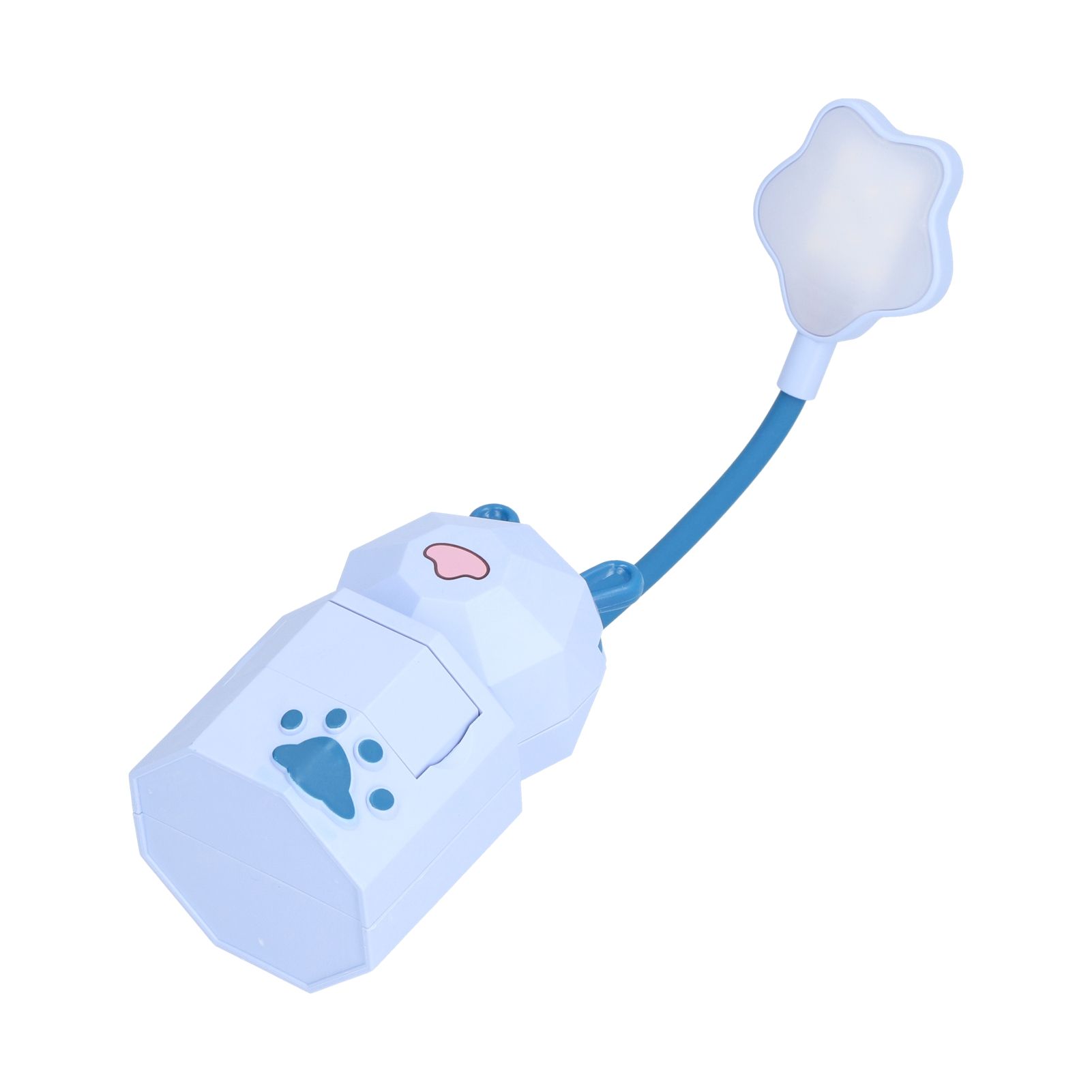 LED Desk Lamp Cartoon Desk Light USB Charging Warm White Light Easy to Operate Student Dormitory Reading Night LightBlue - Image 4
