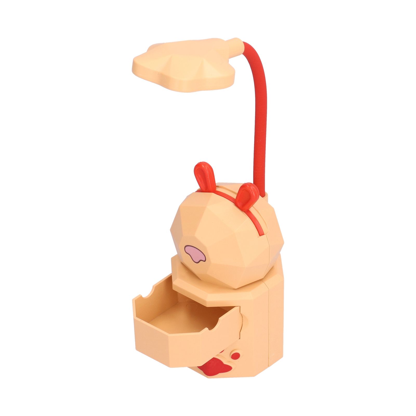 LED Desk Lamp Cartoon Desk Light USB Charging Warm White Light Easy to Operate Student Dormitory Reading Night LightYellow - Image 6