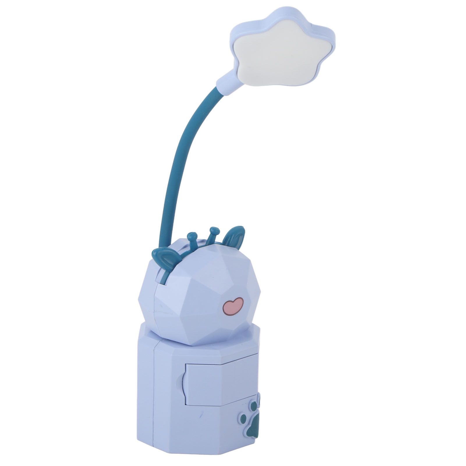 Kids Reading Light Cute Design USB Charging Warm Light 360 Degrees Gooseneck Adjustment Safe Material Kids LampPurple - Image 3