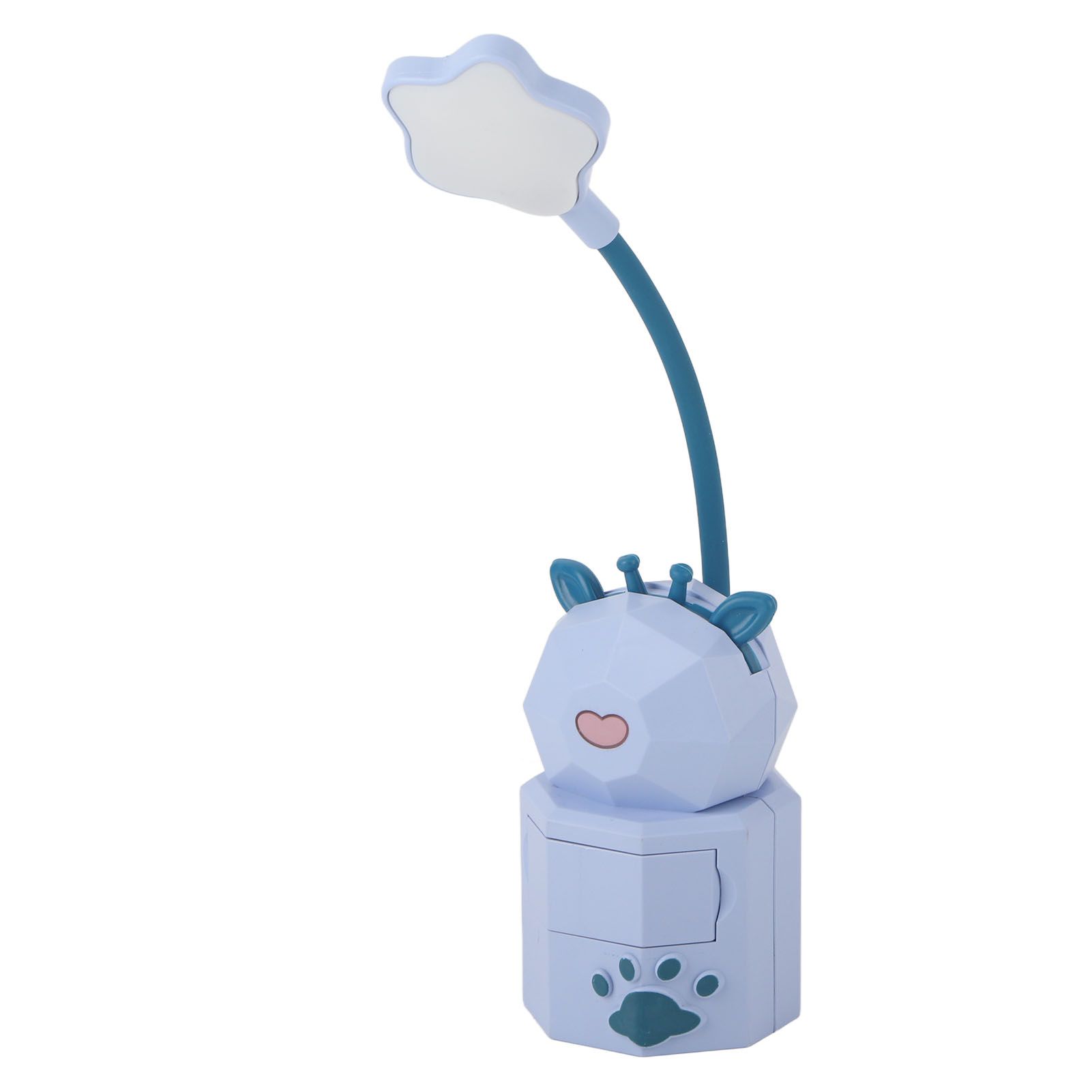 Kids Reading Light Cute Design USB Charging Warm Light 360 Degrees Gooseneck Adjustment Safe Material Kids LampPurple - Image 4