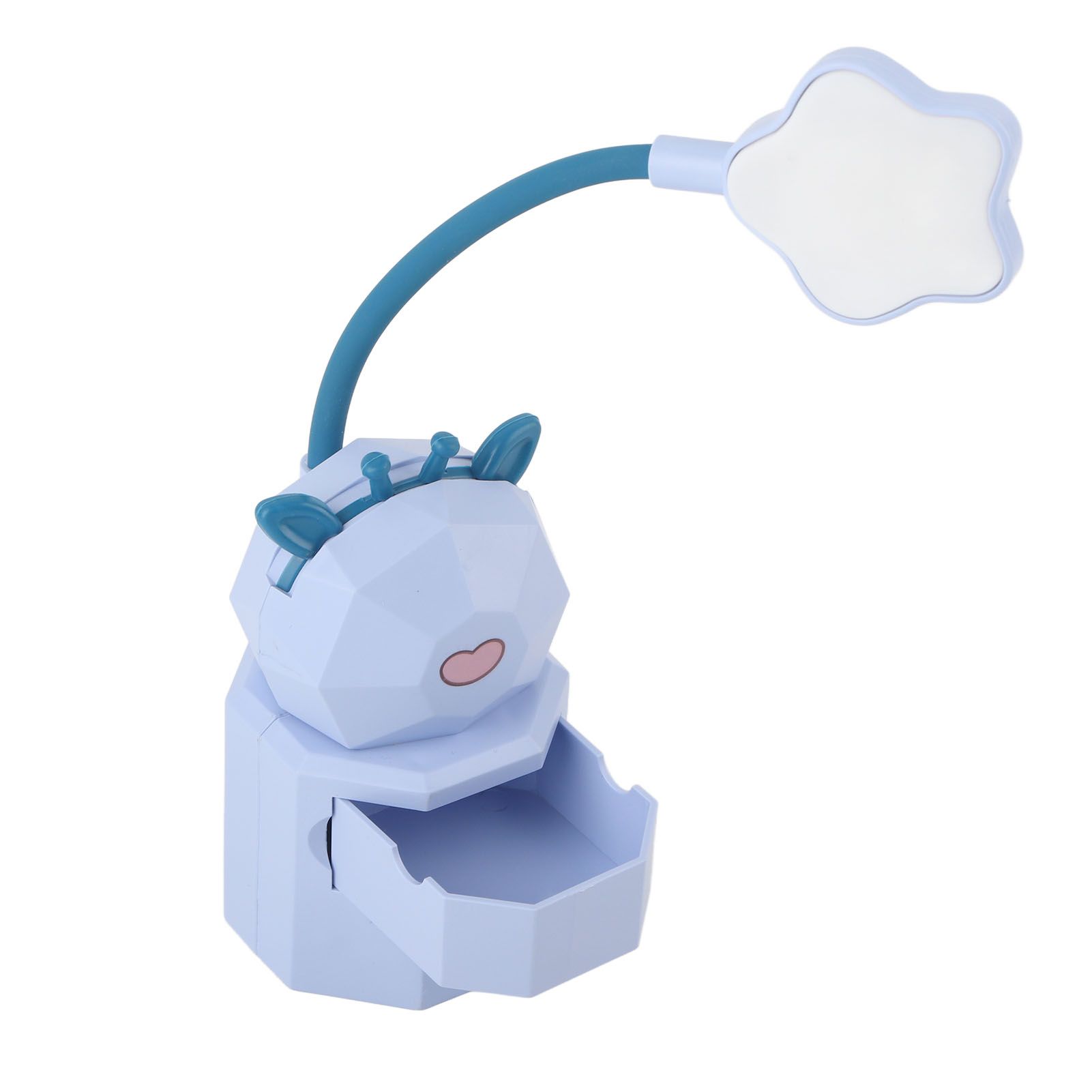 Kids Reading Light Cute Design USB Charging Warm Light 360 Degrees Gooseneck Adjustment Safe Material Kids LampPurple - Image 5