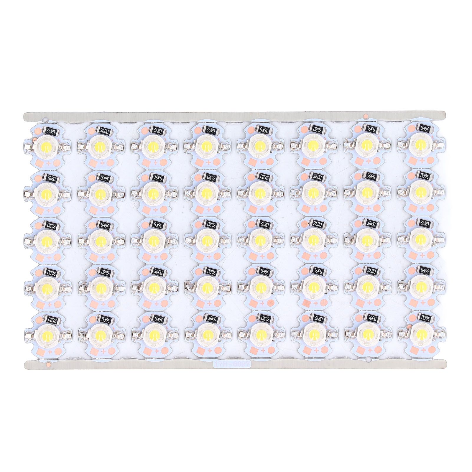 LED Chip Bulb High Brightness Energy Saving DIY Lamp Beads with Aluminum Plate for 1W 12V Headlights Cabinet LightsNatural Light - Image 1