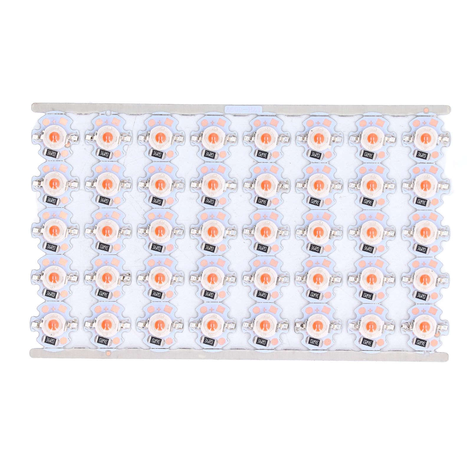 LED Chip Bulb High Brightness Energy Saving DIY Lamp Beads with Aluminum Plate for 1W 12V Headlights Cabinet LightsRed Light - Image 1
