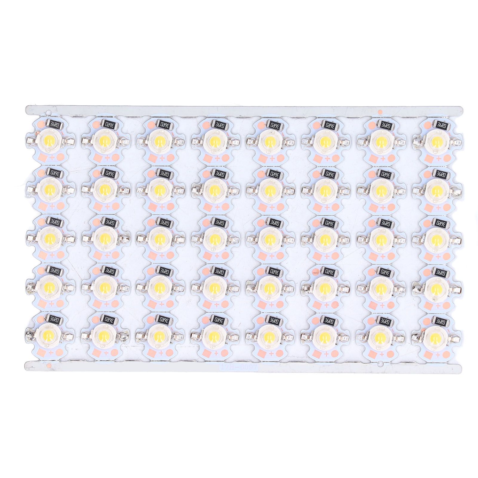 LED Chip Bulb High Brightness Energy Saving DIY Lamp Beads with Aluminum Plate for 1W 12V Headlights Cabinet LightsWarm Light - Image 1