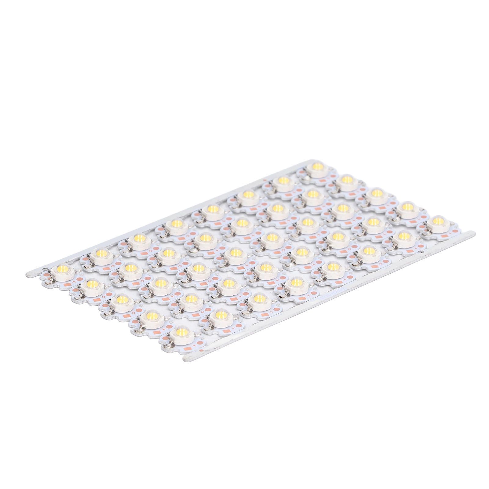 LED Chip Bulb High Brightness Energy Saving DIY Lamp Beads with Aluminum Plate for 1W 12V Headlights Cabinet LightsWarm Light - Image 2