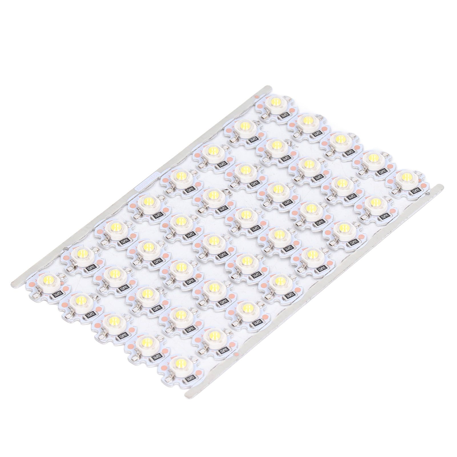 LED Chip Bulb High Brightness Energy Saving DIY Lamp Beads with Aluminum Plate for 1W 12V Headlights Cabinet LightsWhite Light - Image 2