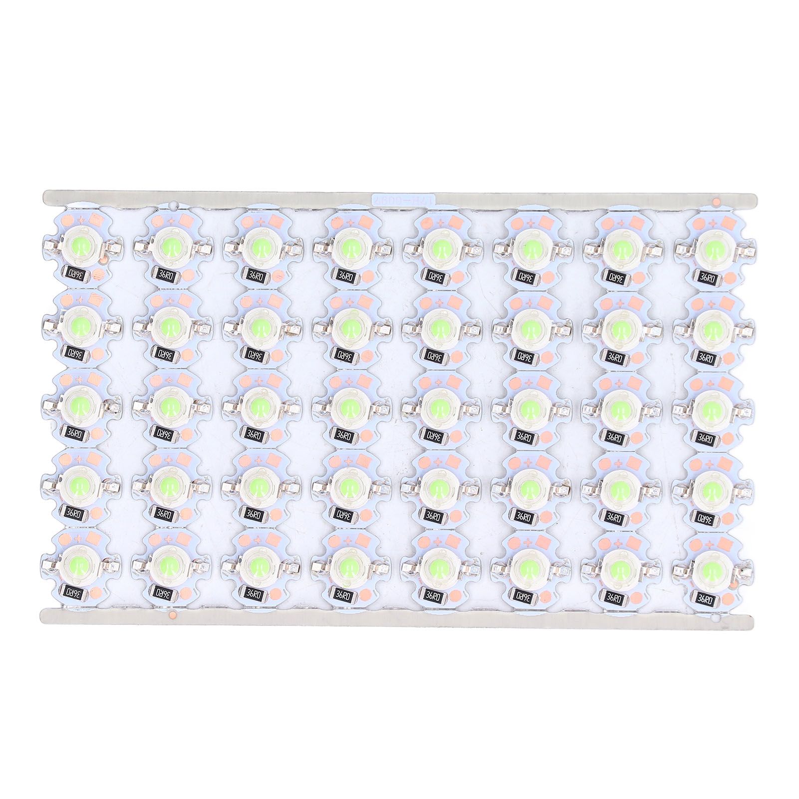 LED Chip Bulb High Brightness Energy Saving DIY Lamp Beads with Aluminum Plate for 1W 12V Headlights Cabinet LightsGreen Light - Image 1