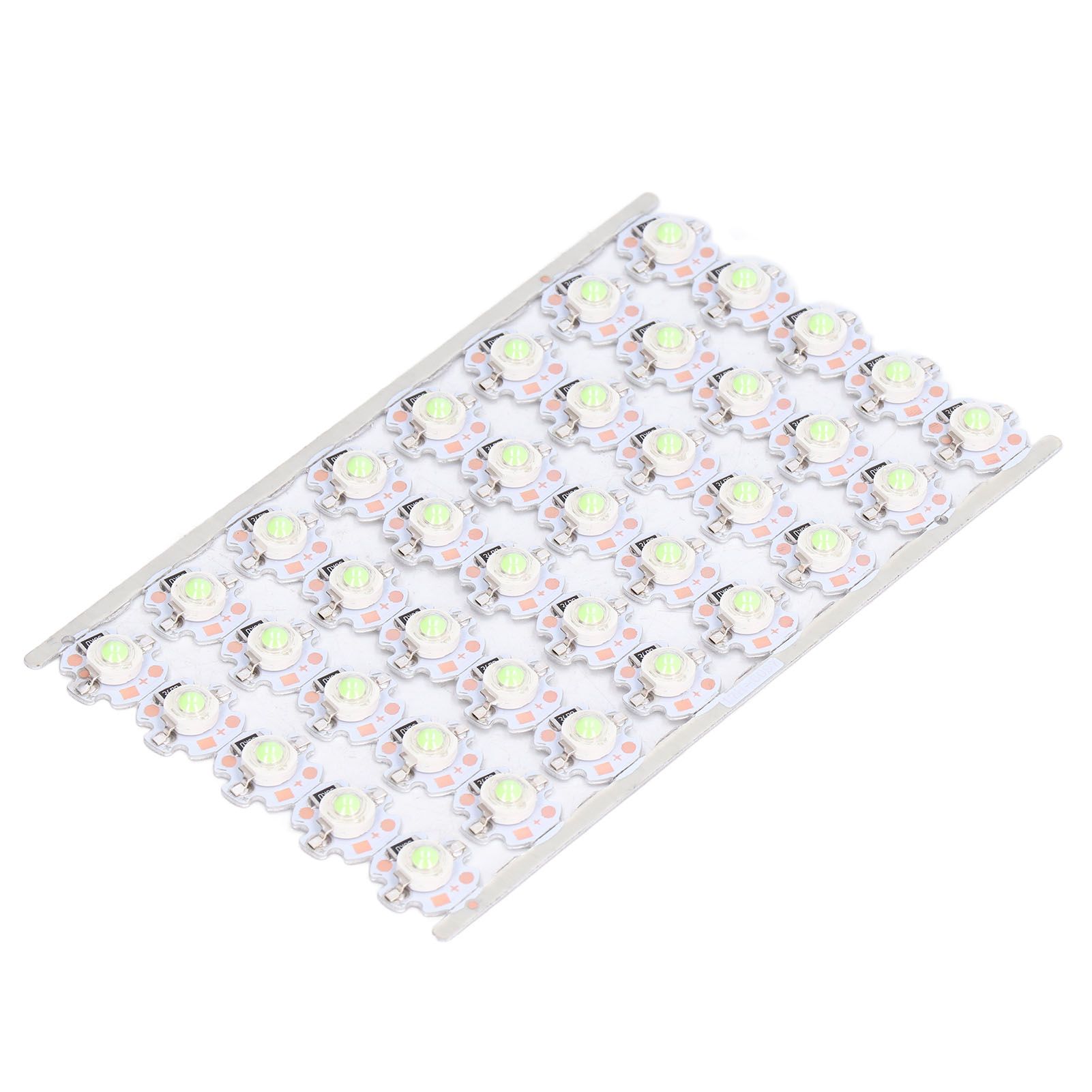 LED Chip Bulb High Brightness Energy Saving DIY Lamp Beads with Aluminum Plate for 1W 12V Headlights Cabinet LightsGreen Light - Image 4