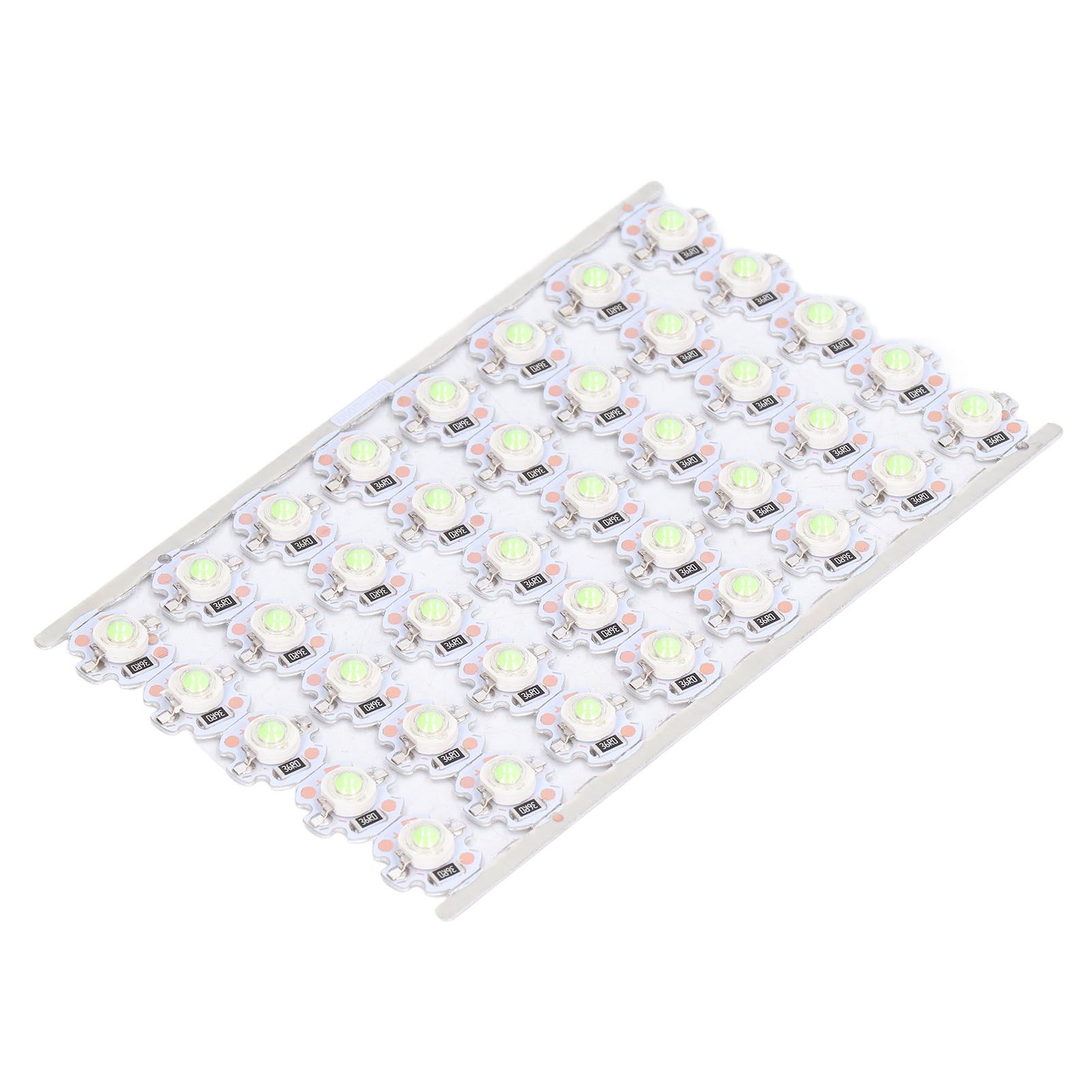 LED Chip Bulb High Brightness Energy Saving DIY Lamp Beads with Aluminum Plate for 1W 12V Headlights Cabinet LightsGreen Light - Image 5