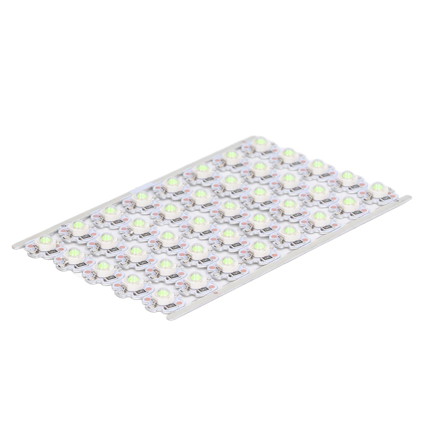 LED Chip Bulb High Brightness Energy Saving DIY Lamp Beads with Aluminum Plate for 1W 12V Headlights Cabinet LightsGreen Light - Image 6