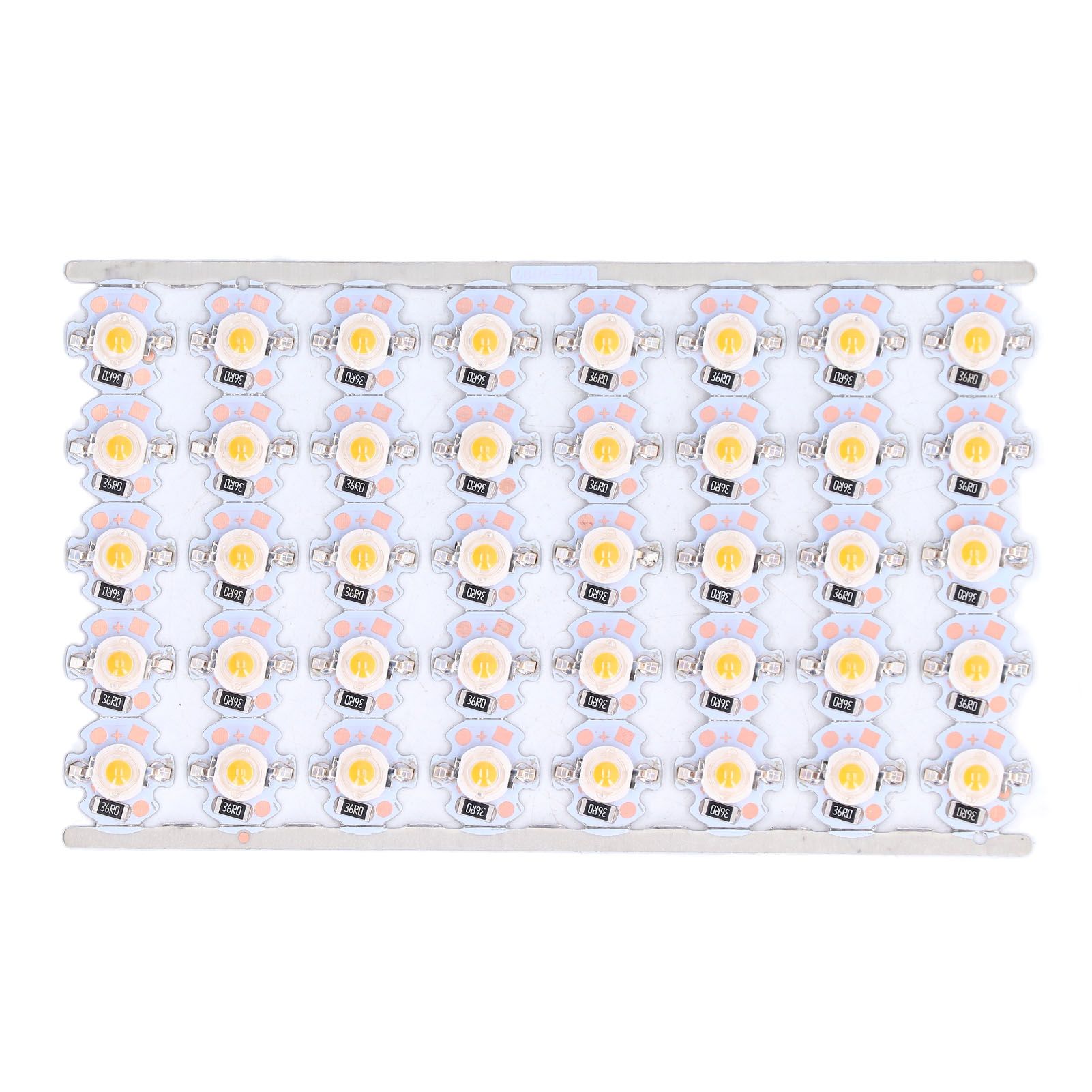 LED Chip Bulb High Brightness Energy Saving DIY Lamp Beads with Aluminum Plate for 1W 12V Headlights Cabinet LightsYellow Light - Image 1