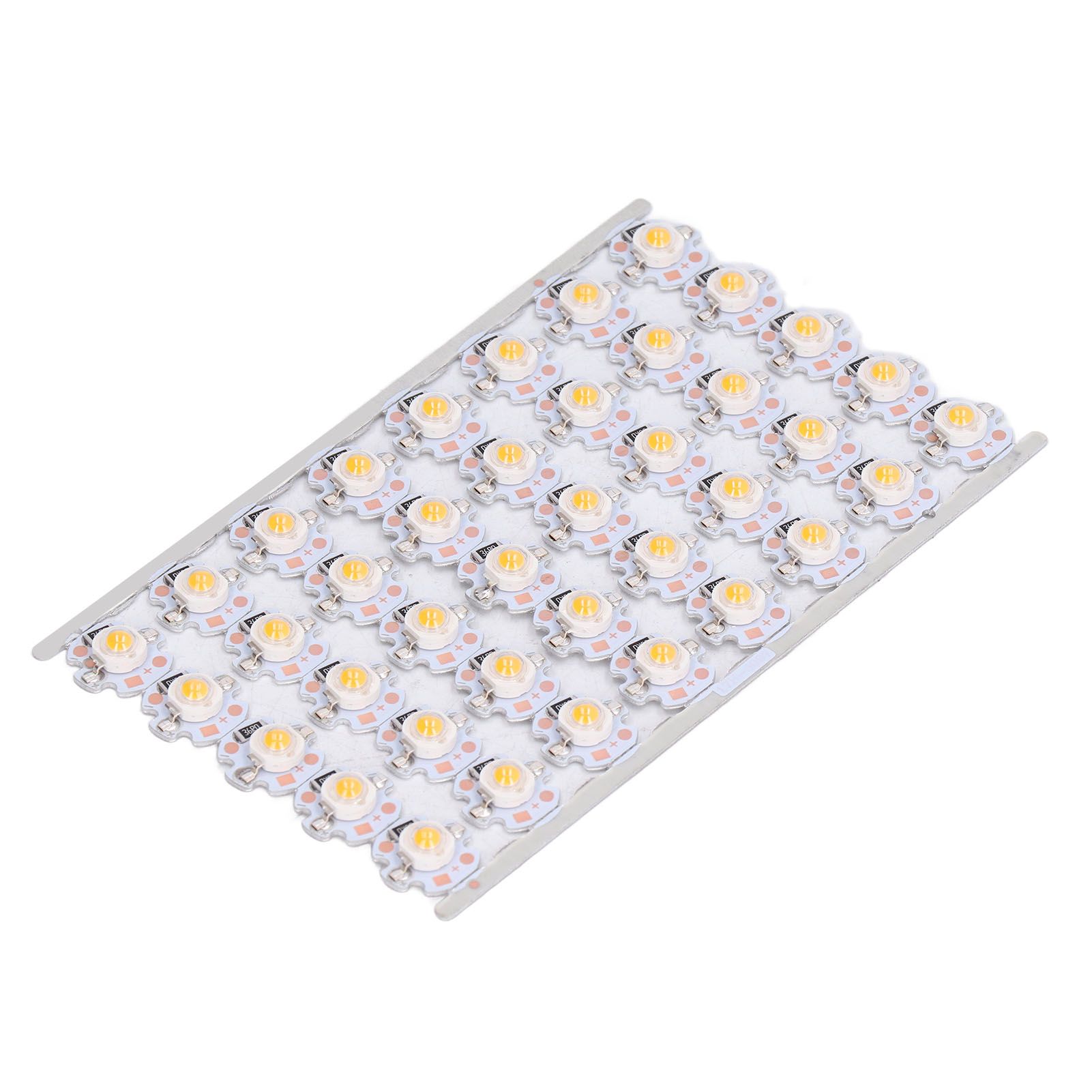 LED Chip Bulb High Brightness Energy Saving DIY Lamp Beads with Aluminum Plate for 1W 12V Headlights Cabinet LightsYellow Light - Image 5