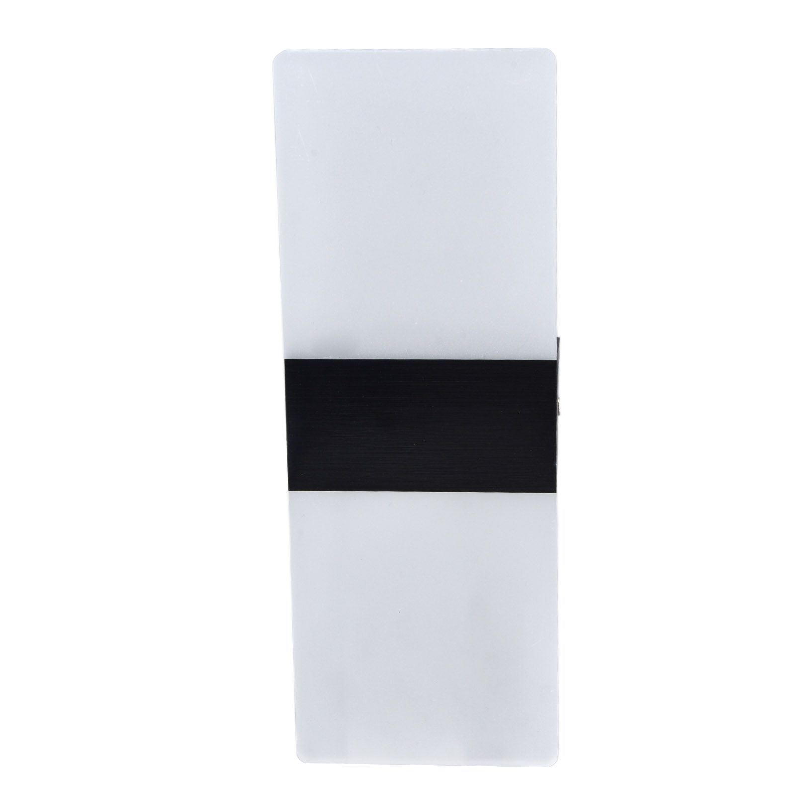 LED Wall Lamp 6W Acrylic Wall Light 360° Luminous High Brightness Preservative Up Down Lights for Bedroom Canteen 90‑265VBlack - Image 2