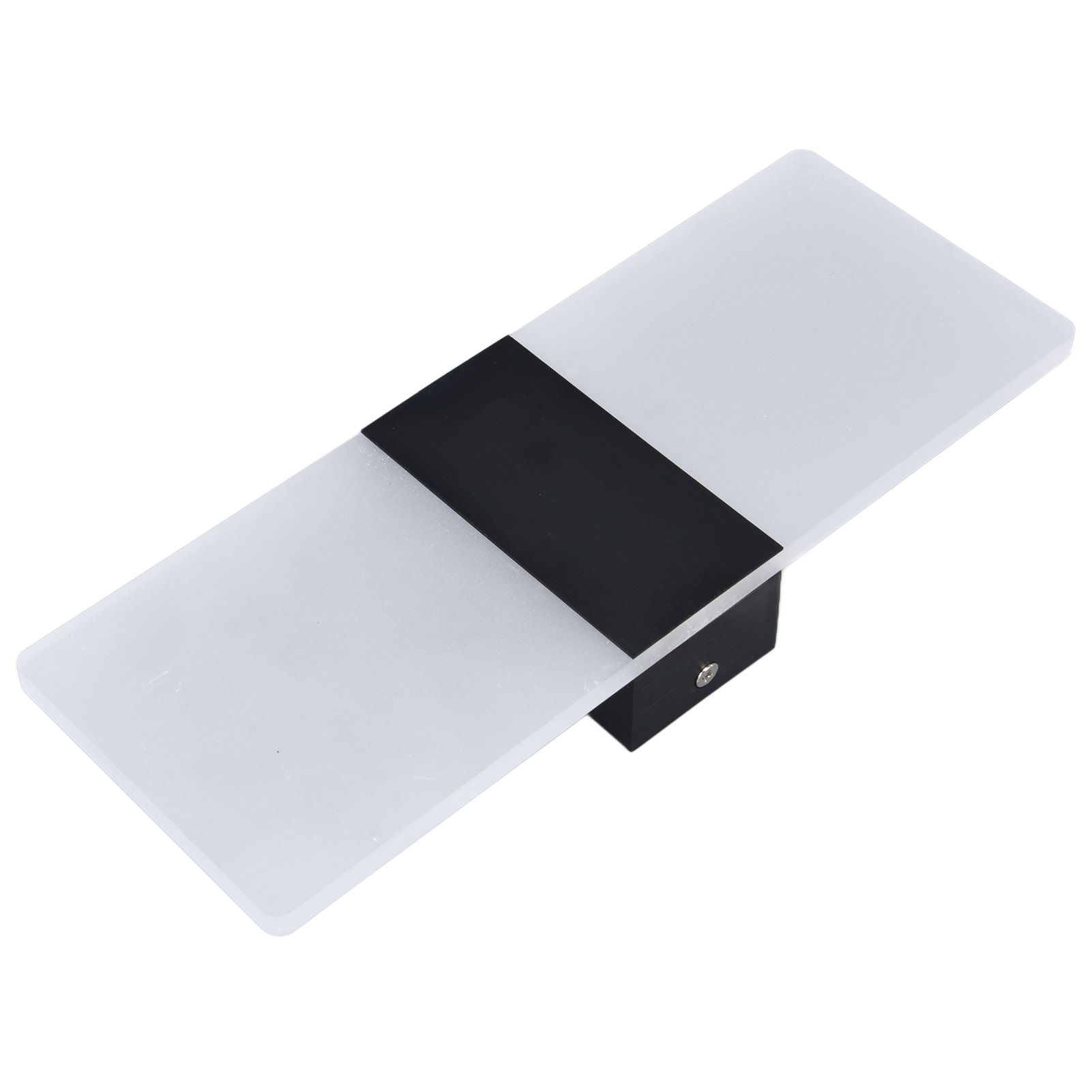 LED Wall Lamp 6W Acrylic Wall Light 360° Luminous High Brightness Preservative Up Down Lights for Bedroom Canteen 90‑265VBlack - Image 5