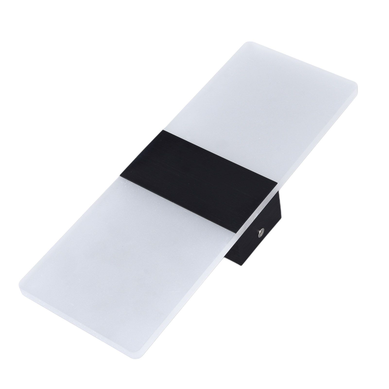 LED Wall Lamp 6W Acrylic Wall Light 360° Luminous High Brightness Preservative Up Down Lights for Bedroom Canteen 90‑265VBlack - Image 6