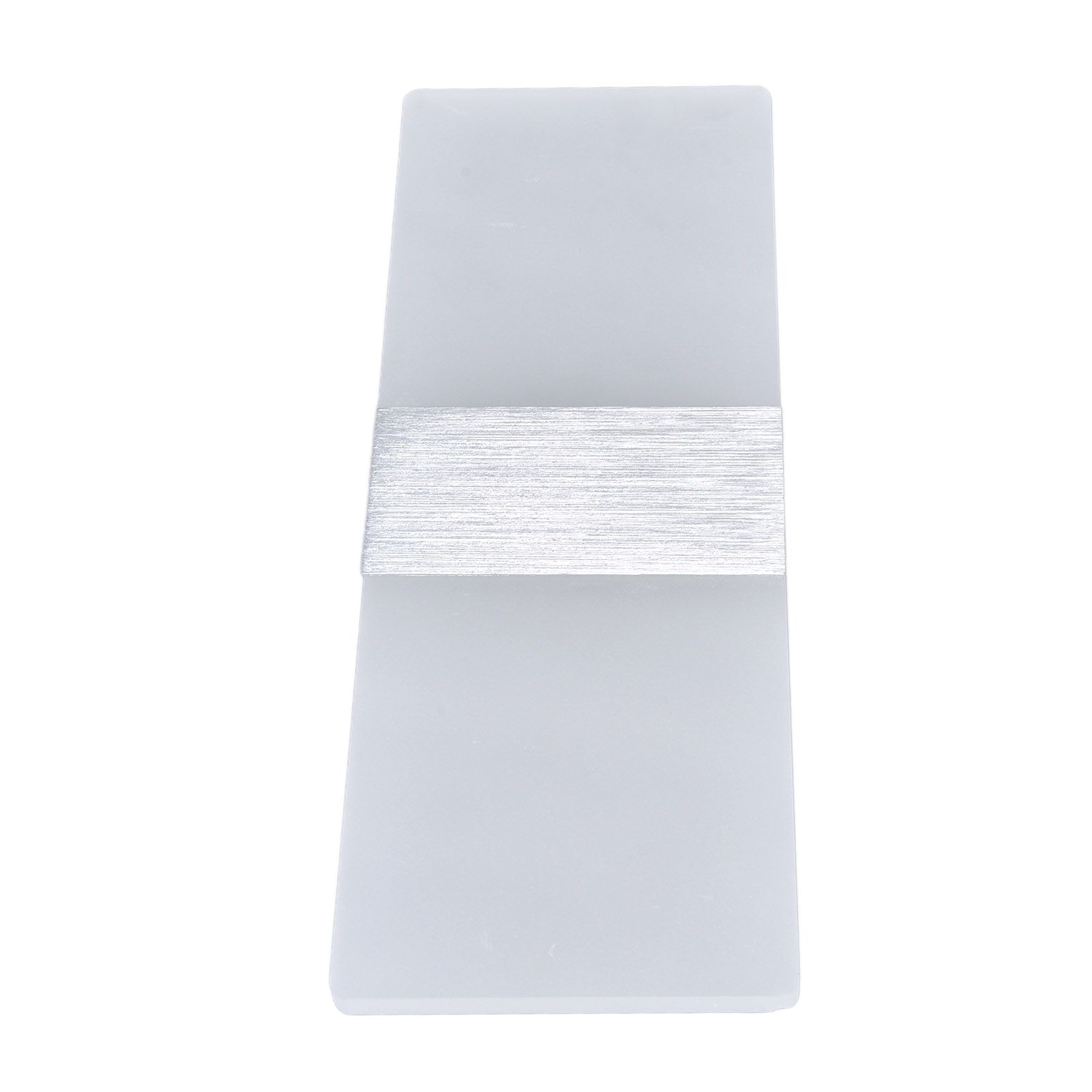 LED Wall Lamp 6W Acrylic Wall Light 360° Luminous High Brightness Preservative Up Down Lights for Bedroom Canteen 90‑265VSilver - Image 5