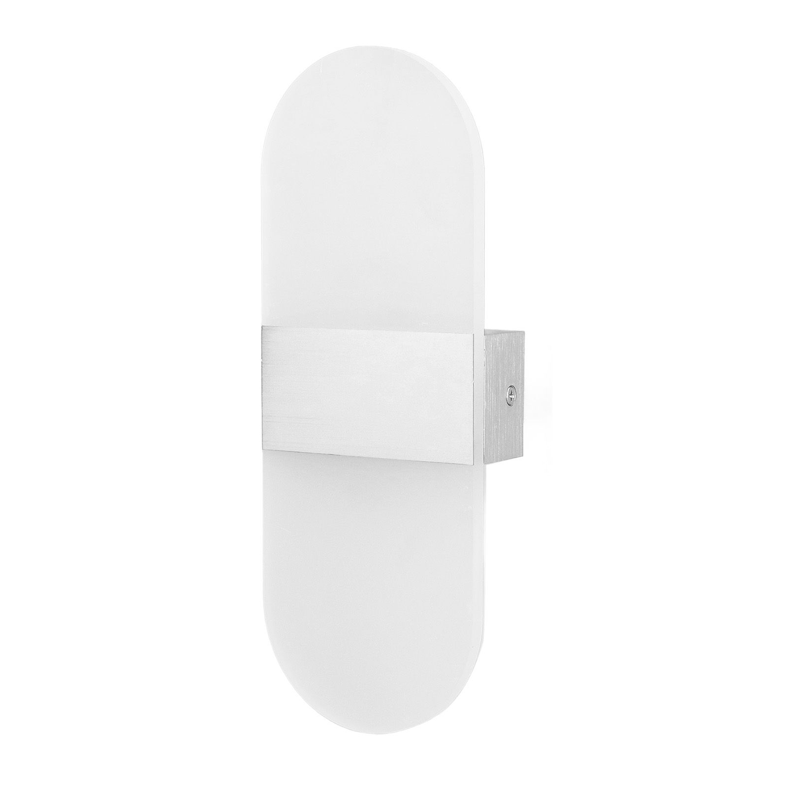 LED Wall Light Acrylic 360° Up Down 6W Warm Modern Wall Lamp for Hallway Bedroom Restaurant 90‑265V White - Image 2