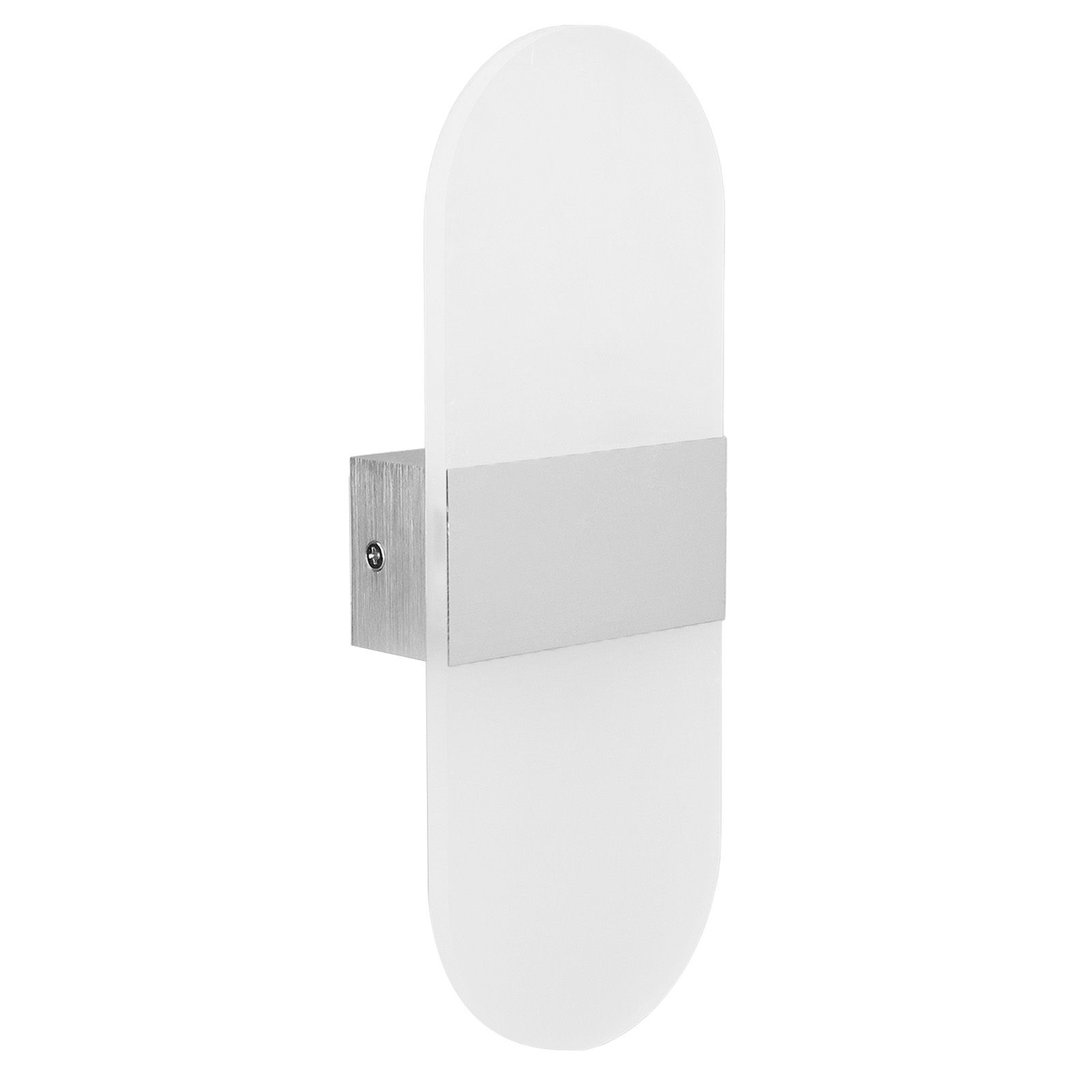 LED Wall Light Acrylic 360° Up Down 6W Warm Modern Wall Lamp for Hallway Bedroom Restaurant 90‑265V White - Image 3