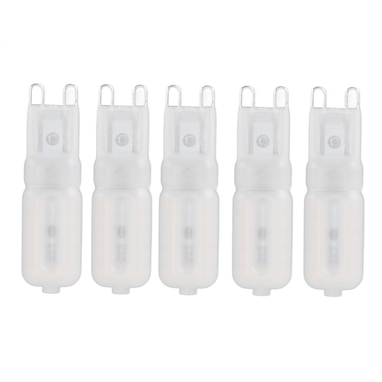 5Pcs G9 LED Bulb Brightness Dimmable High Color Rendering White Shell 22 LEDs Light Bulb for Landscape Lights AC 220V Warm Light - Image 1