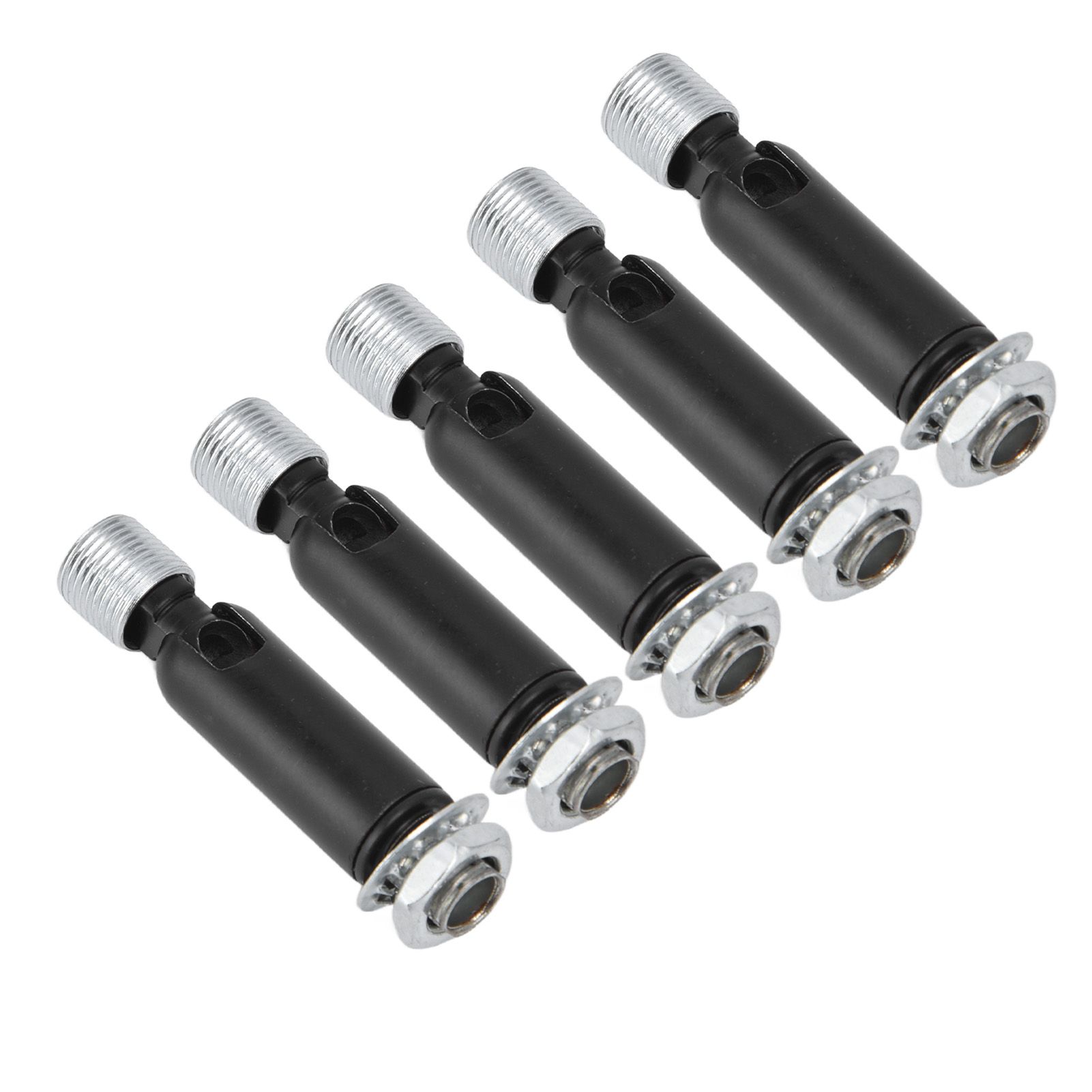 5Pcs M10 Sloped Ceiling Adapter for Ceiling Lamp Pendant Light Chandelier Track Suspension Accessories M10 External Gear Steering Joint Black - Image 3