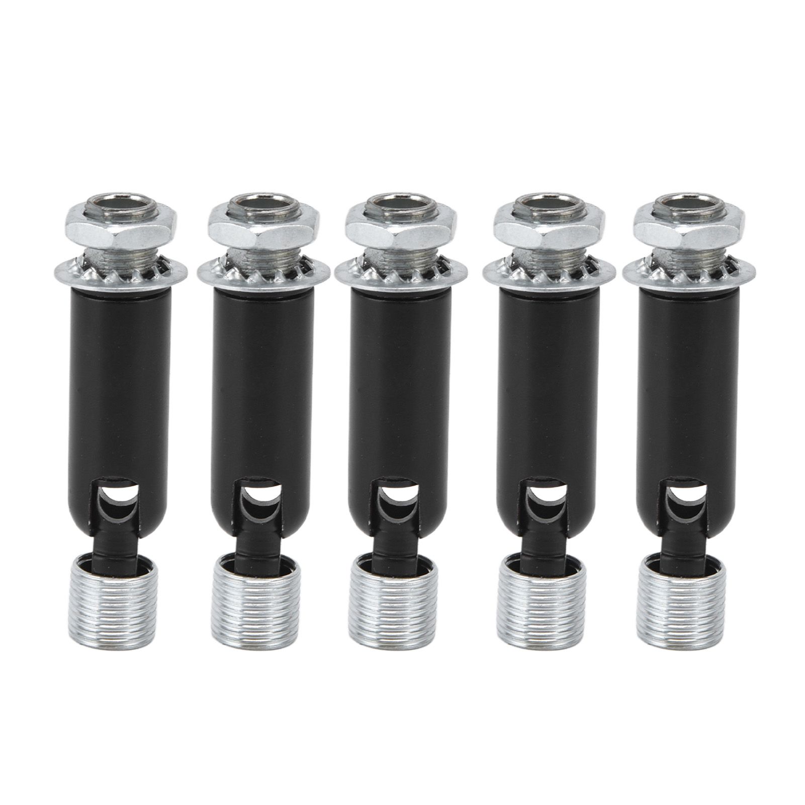 5Pcs M10 Sloped Ceiling Adapter for Ceiling Lamp Pendant Light Chandelier Track Suspension Accessories M10 External Gear Steering Joint Black - Image 7