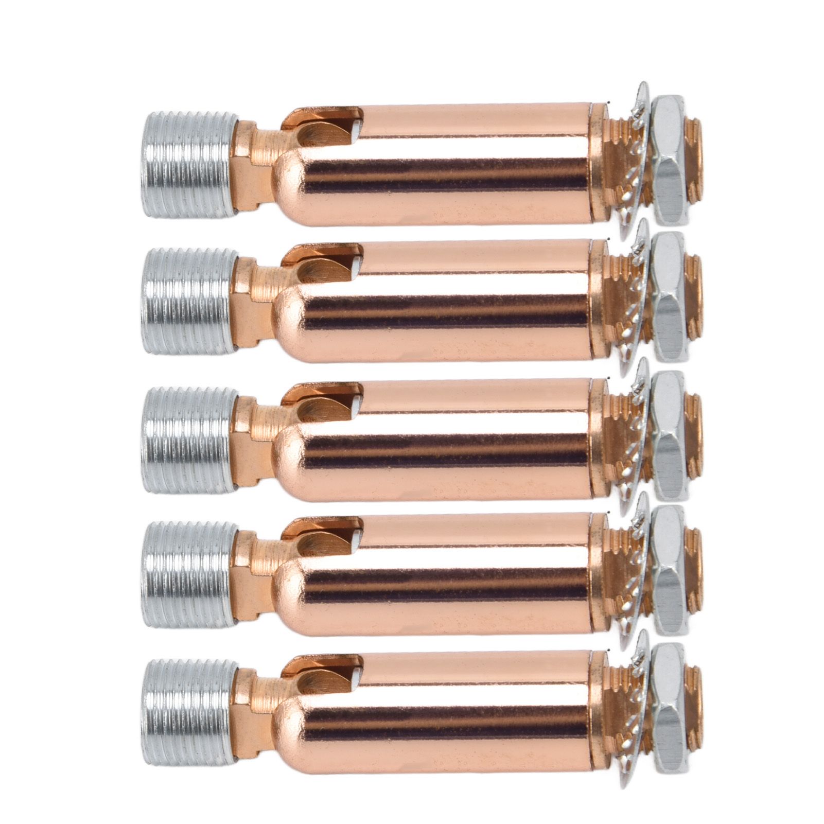 5Pcs M10 Sloped Ceiling Adapter for Ceiling Lamp Pendant Light Chandelier Track Suspension Accessories M10 External Gear Steering Joint Rose Gold - Image 6