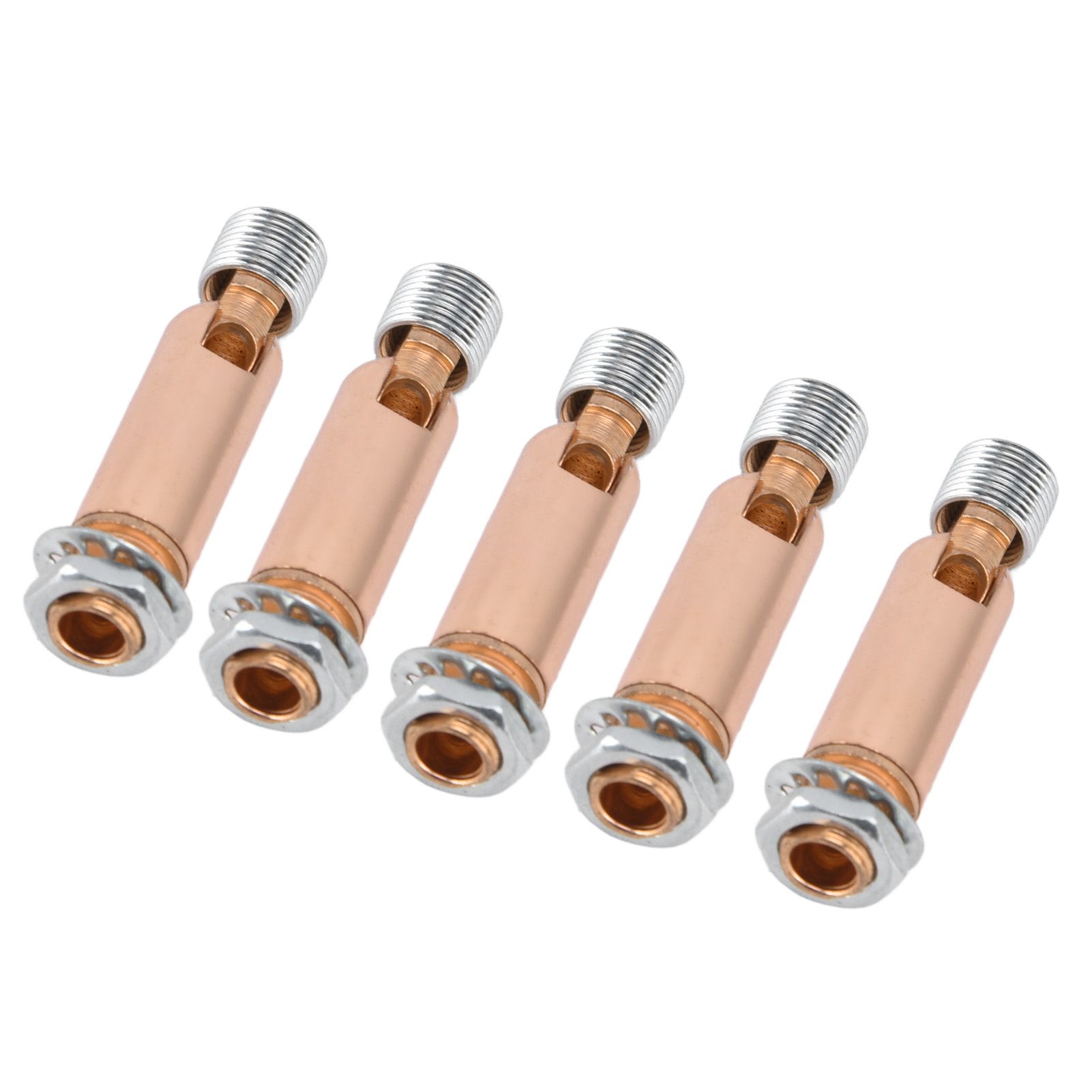 5Pcs M10 Sloped Ceiling Adapter for Ceiling Lamp Pendant Light Chandelier Track Suspension Accessories M10 External Gear Steering Joint Rose Gold - Image 7