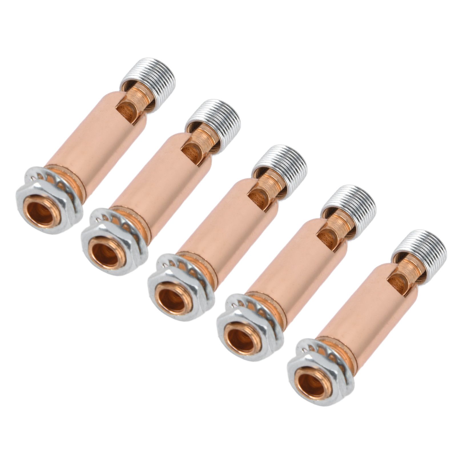 5Pcs M10 Sloped Ceiling Adapter for Ceiling Lamp Pendant Light Chandelier Track Suspension Accessories M10 External Gear Steering Joint Rose Gold - Image 8
