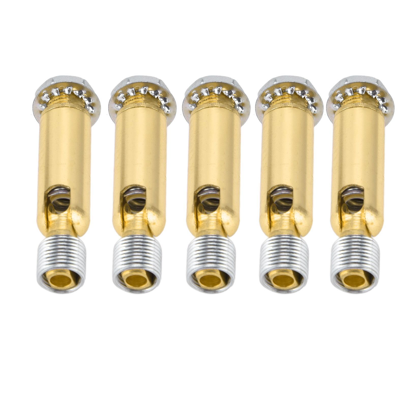 5Pcs M10 Sloped Ceiling Adapter for Ceiling Lamp Pendant Light Chandelier Track Suspension Accessories M10 External Gear Steering Joint Bronze - Image 3