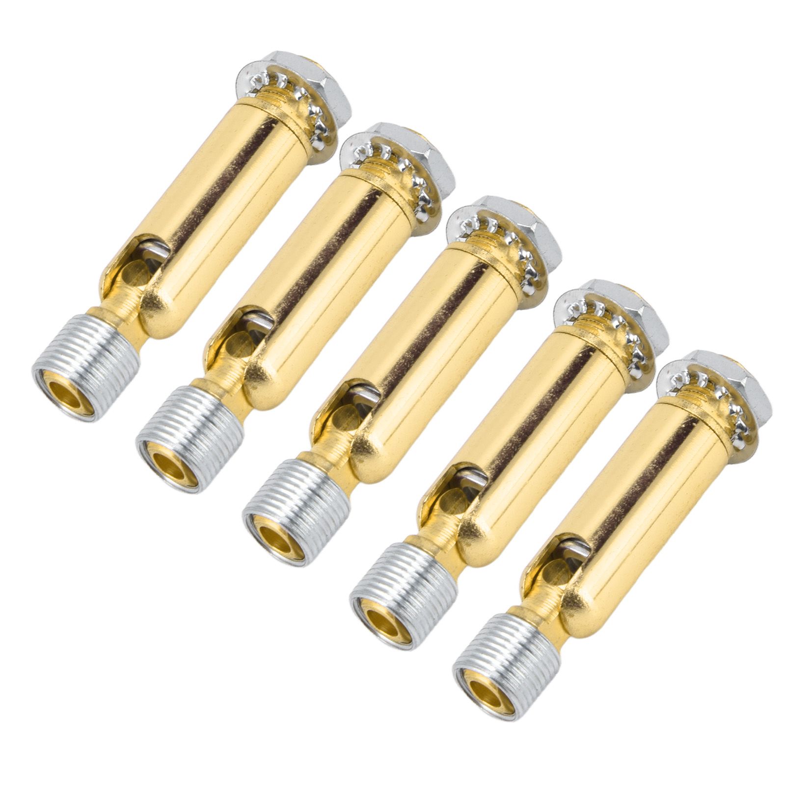 5Pcs M10 Sloped Ceiling Adapter for Ceiling Lamp Pendant Light Chandelier Track Suspension Accessories M10 External Gear Steering Joint Bronze - Image 4